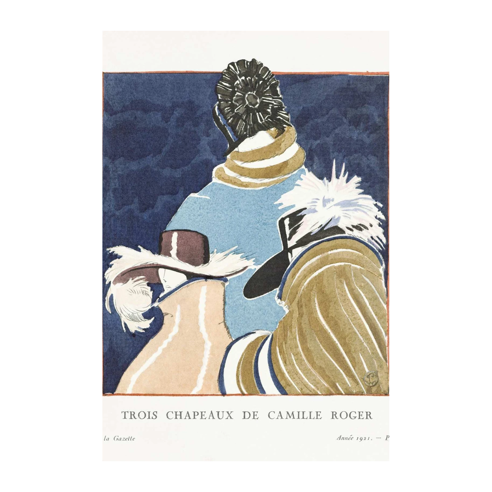 Vintage Fashion Portrait Wall Art