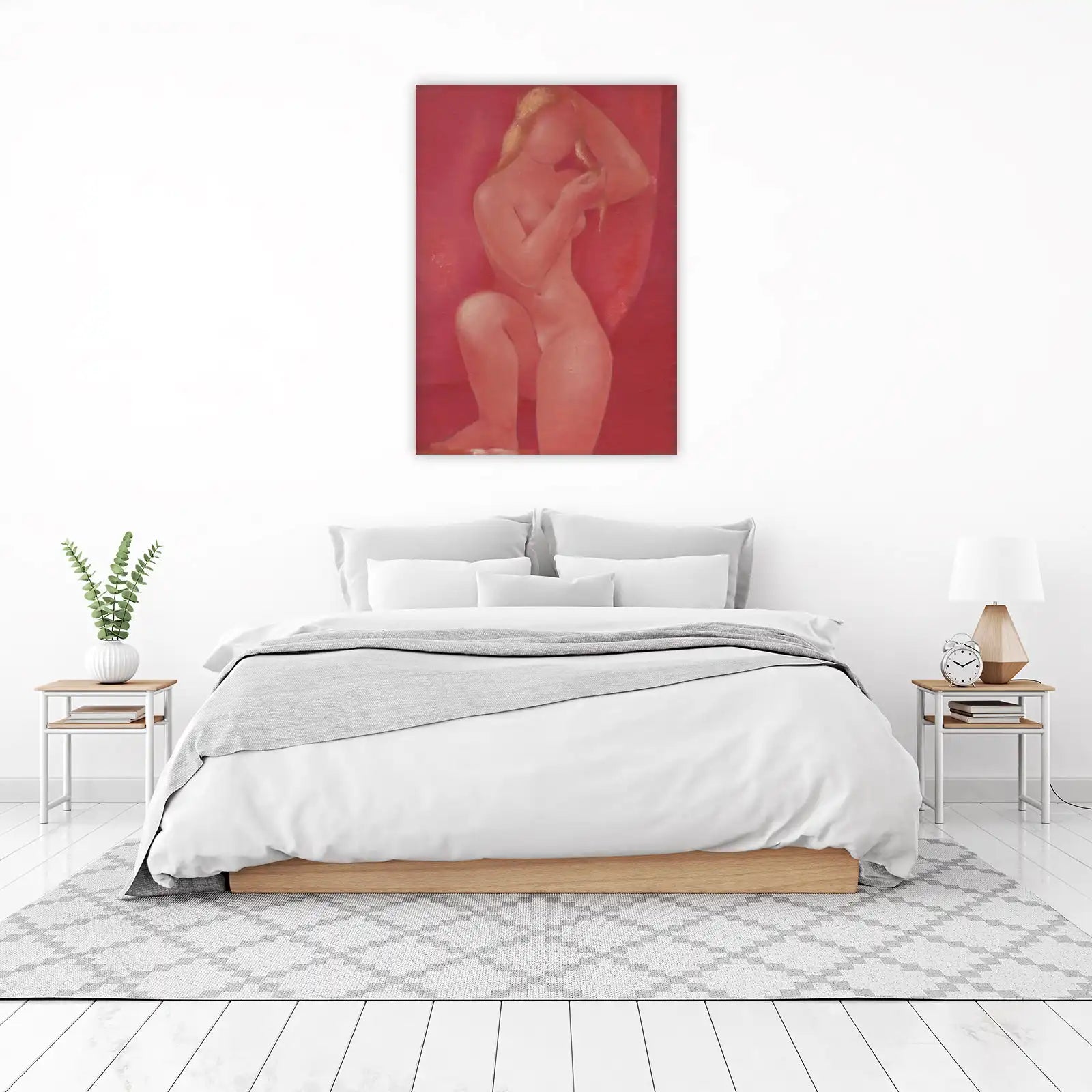 Blush Nude Serenity Pink Wall Art