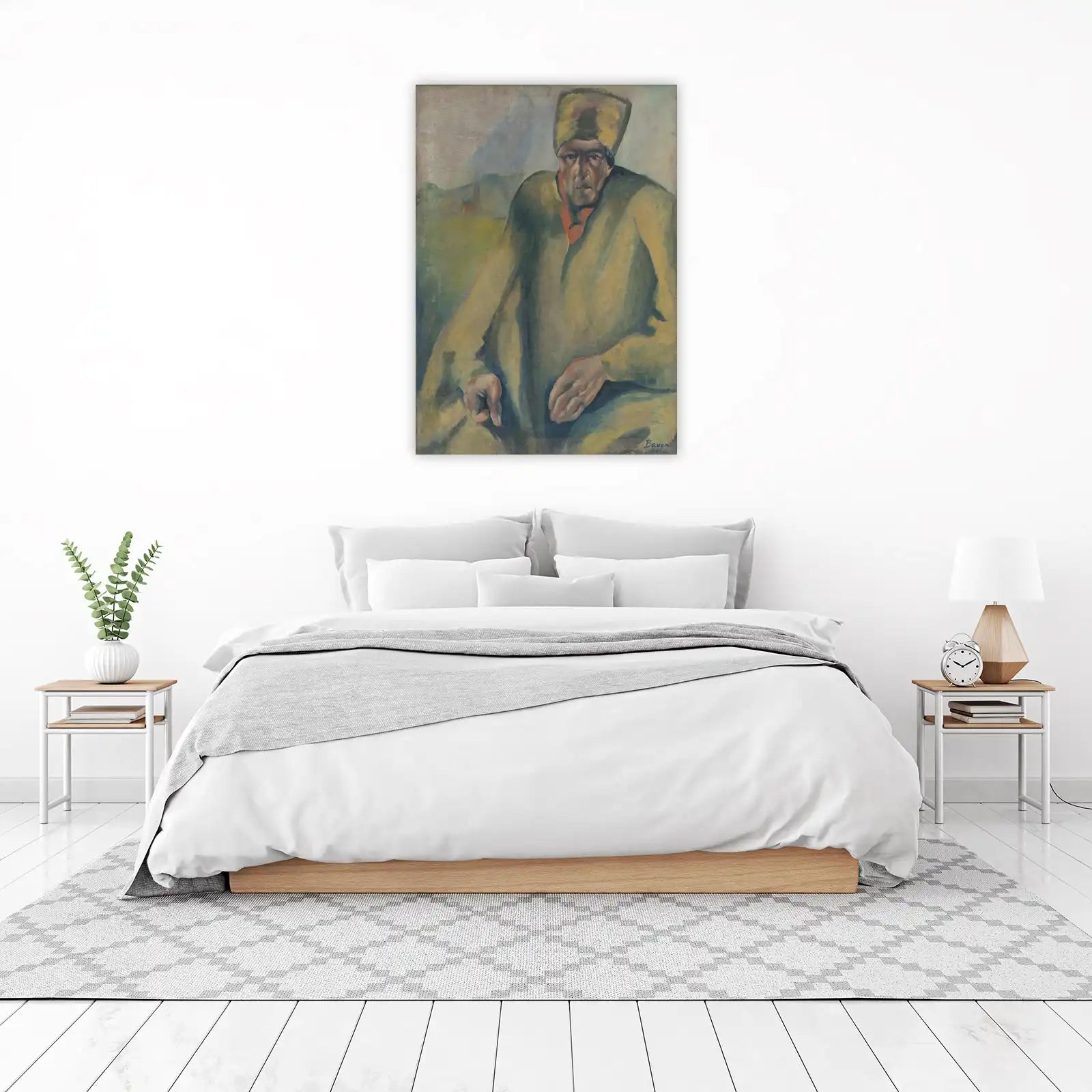 Intense Portrait Wall Art - Vintage Art