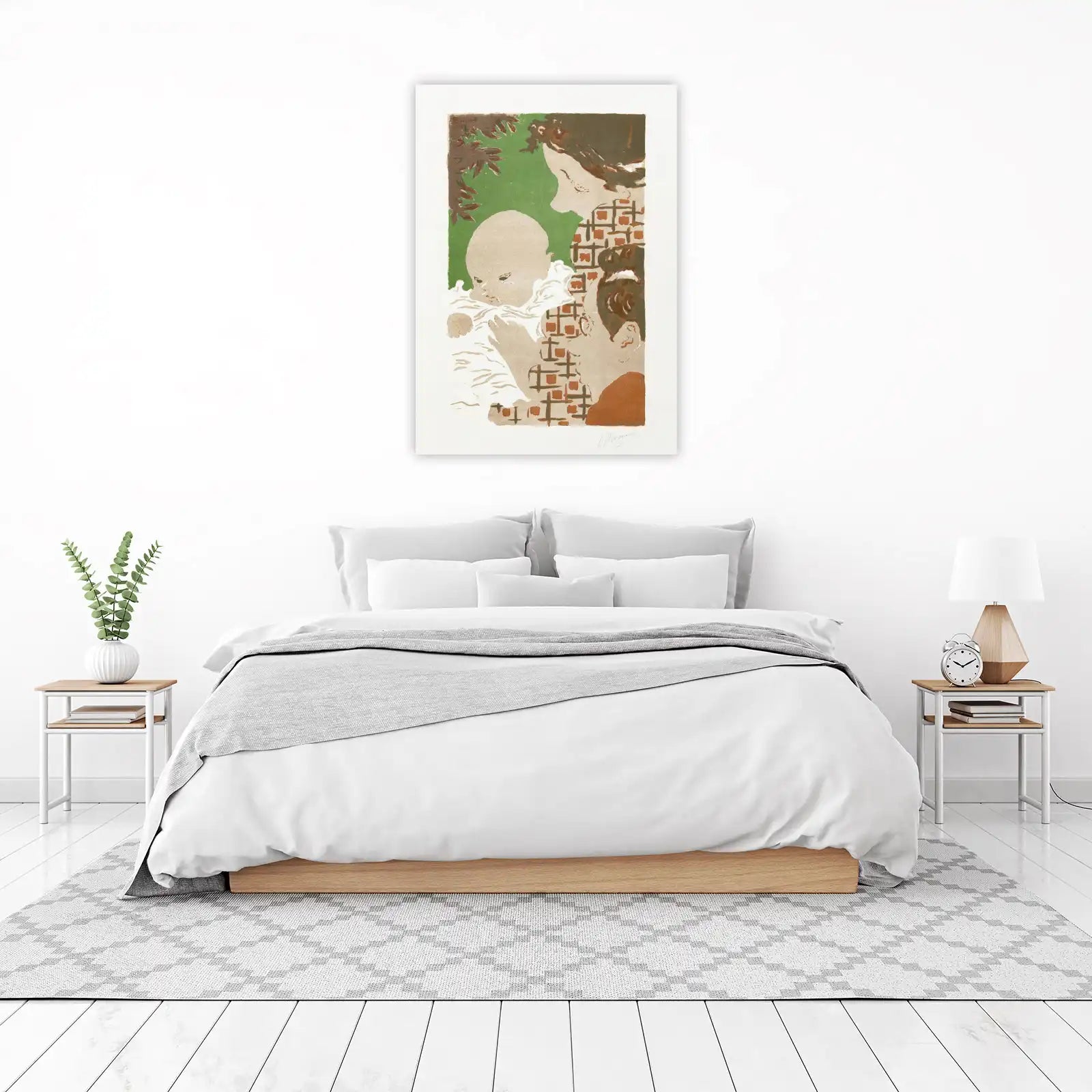 Vintage Mother & Baby Art Wall Art