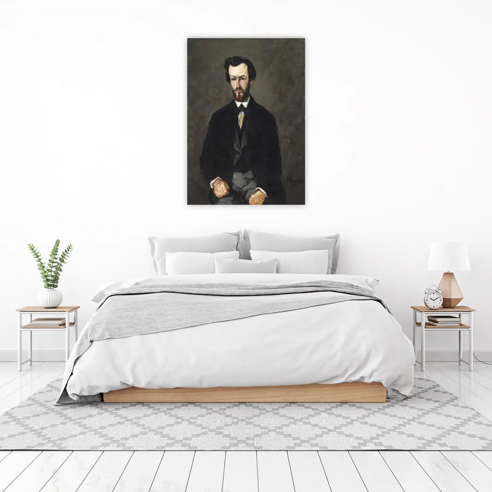 Distinguished Gentleman Portrait Wall Art
