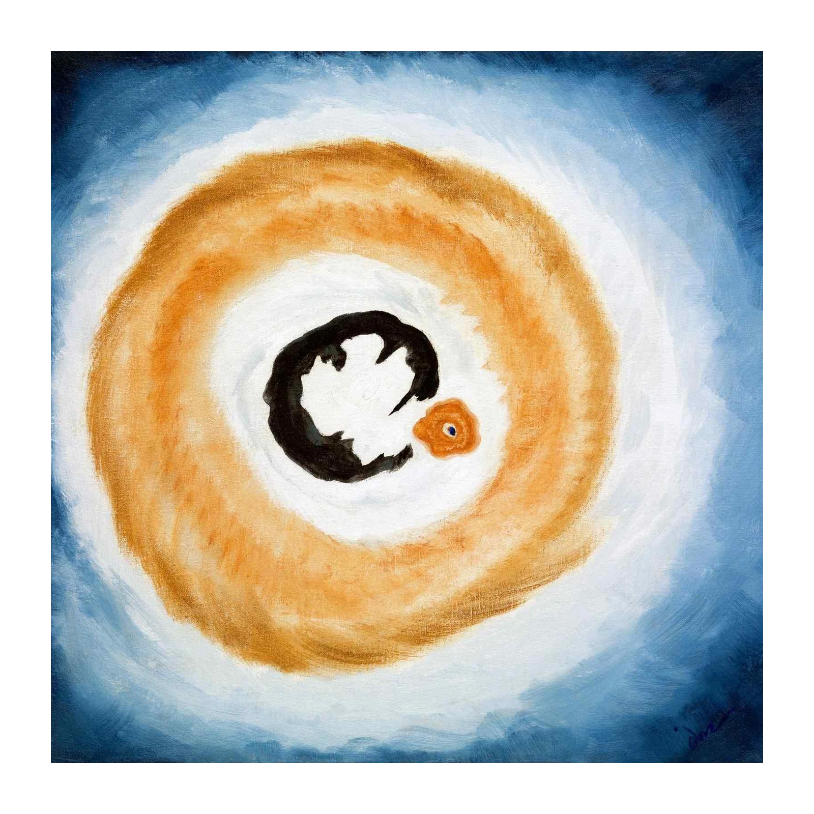 Abstract Swirls & Cosmic Eye Wall Art