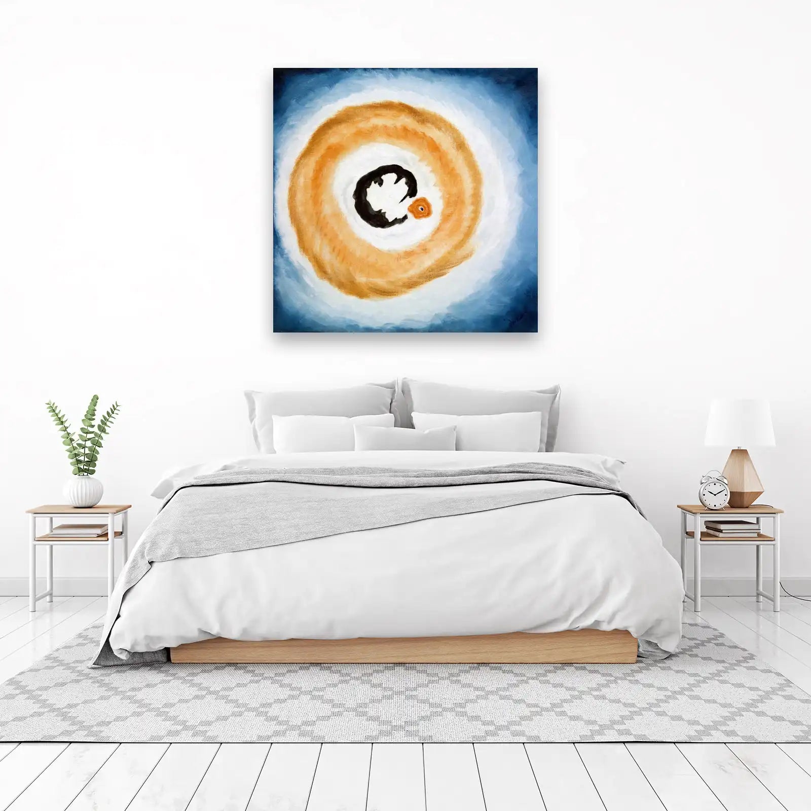 Abstract Swirls & Cosmic Eye Wall Art