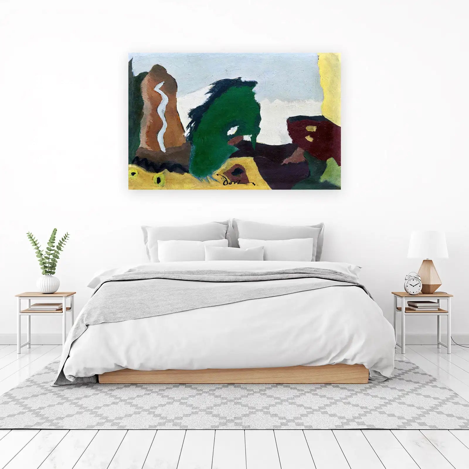 Vibrant Abstract Horse Wall Art - Modern Wall Art