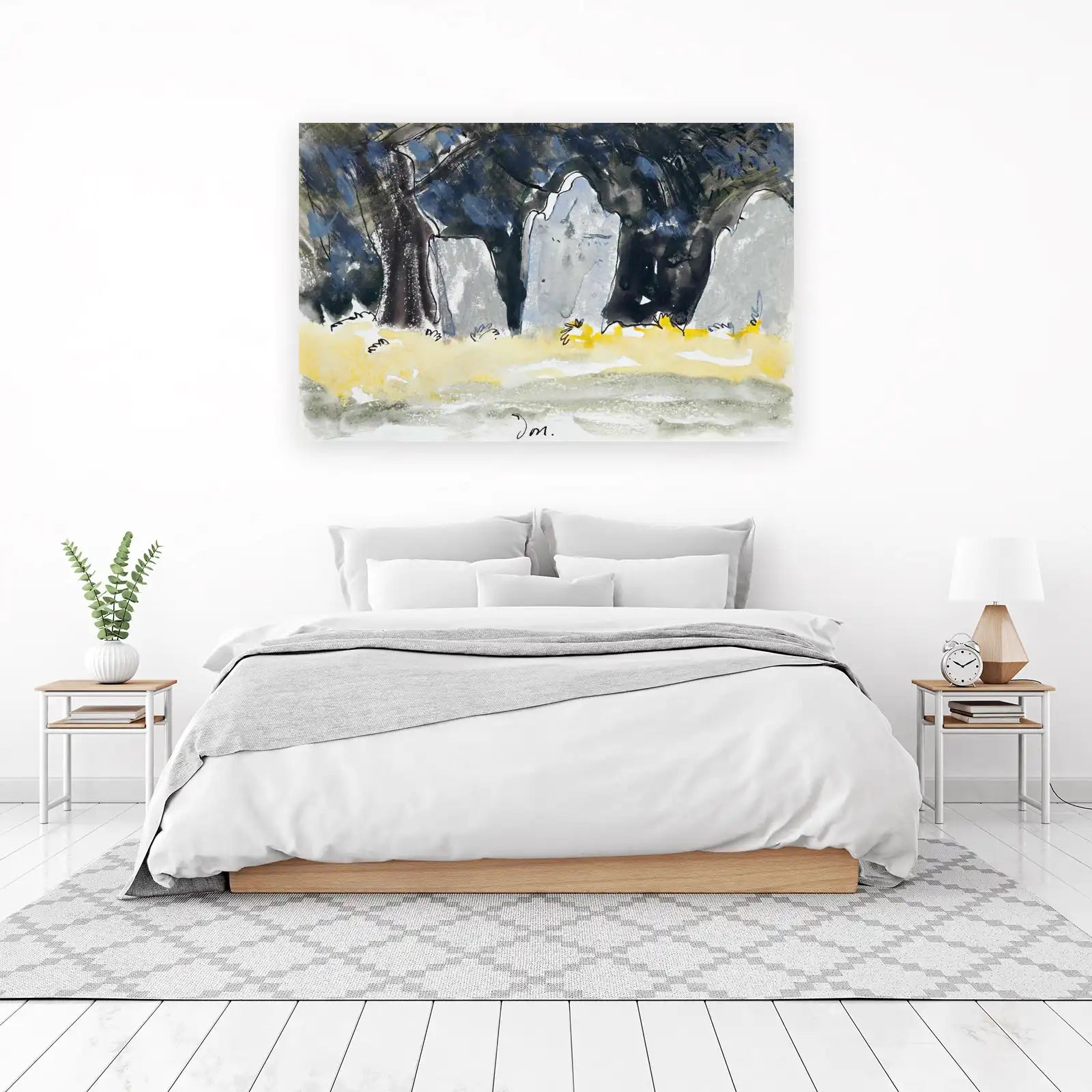 Abstract Forest Grove Wall Art