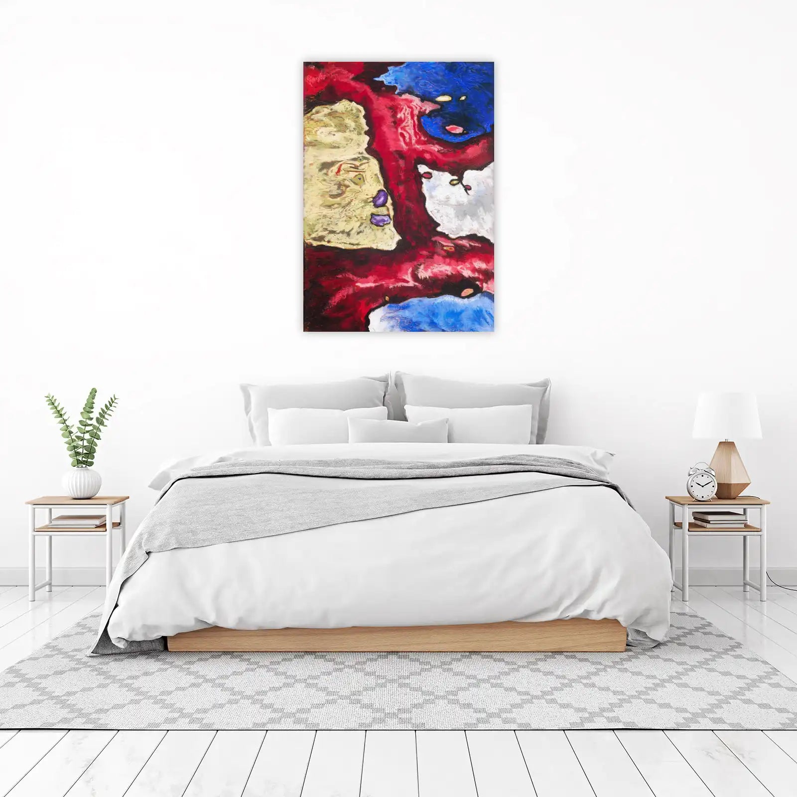 Vibrant Abstract Expressionism Wall Art