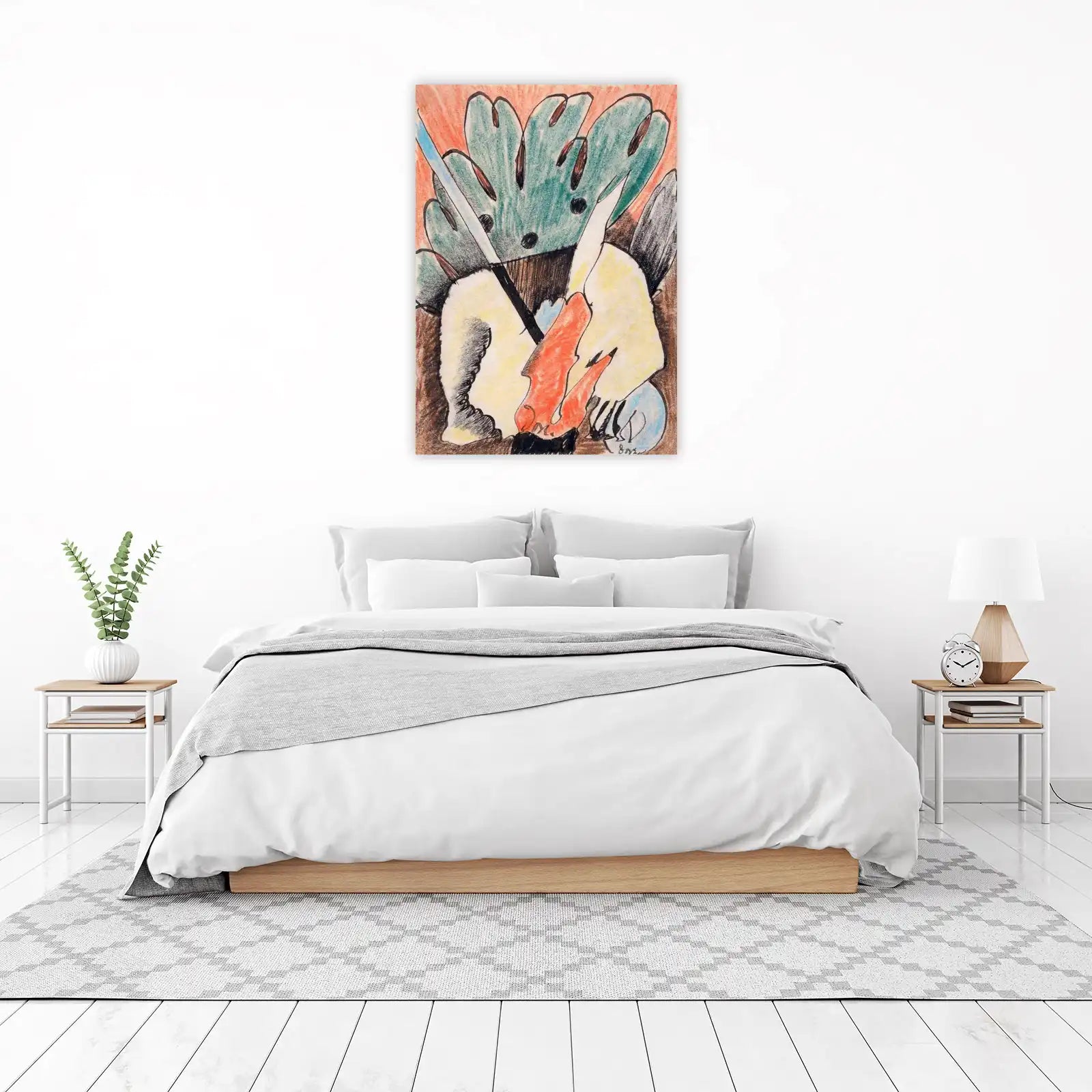 Abstract Floral & Organic Shapes Wall Art