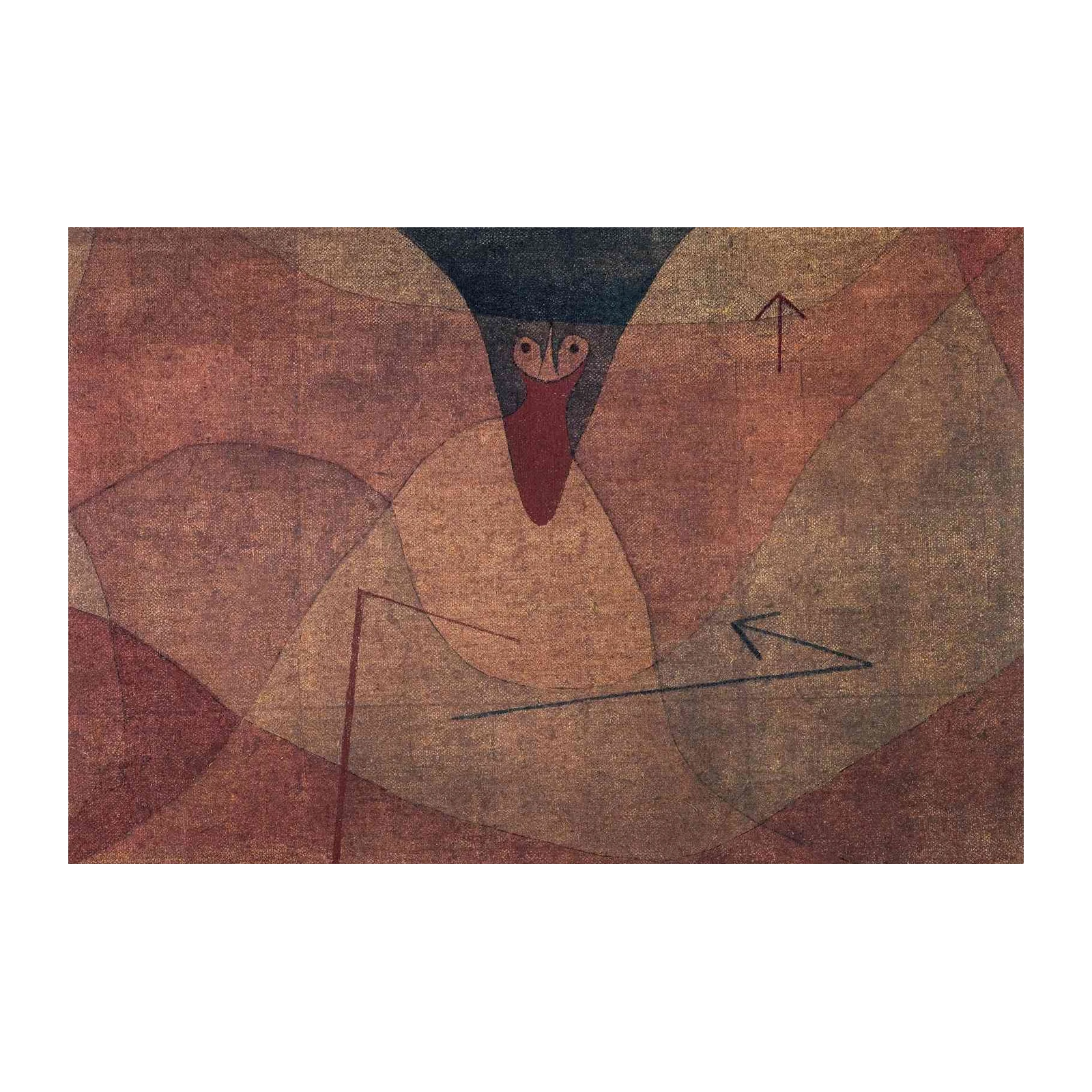 Mysterious Owl Abstract Art Wall Art