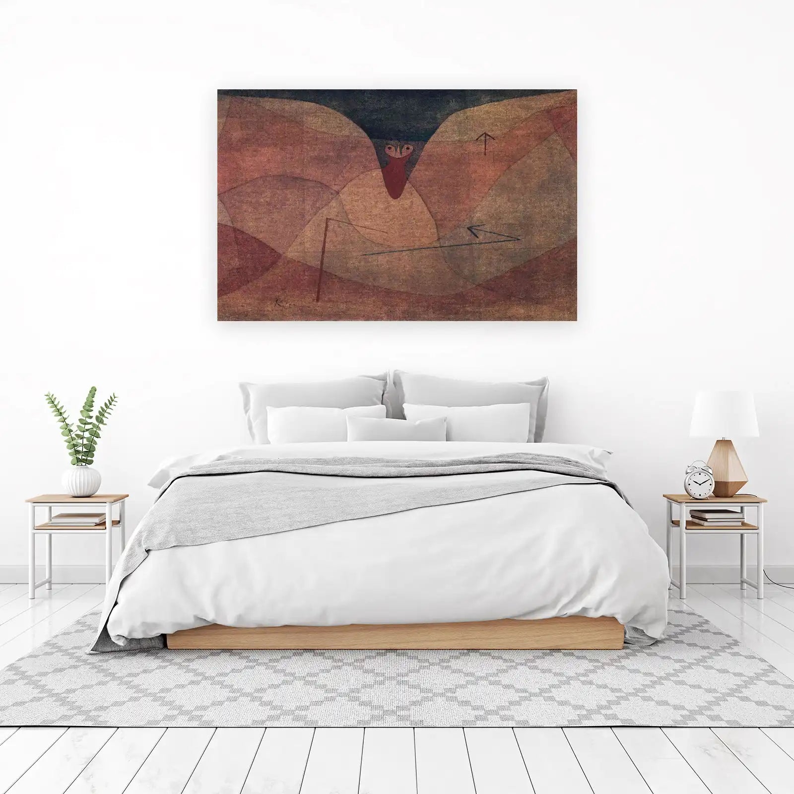 Mysterious Owl Abstract Art Wall Art