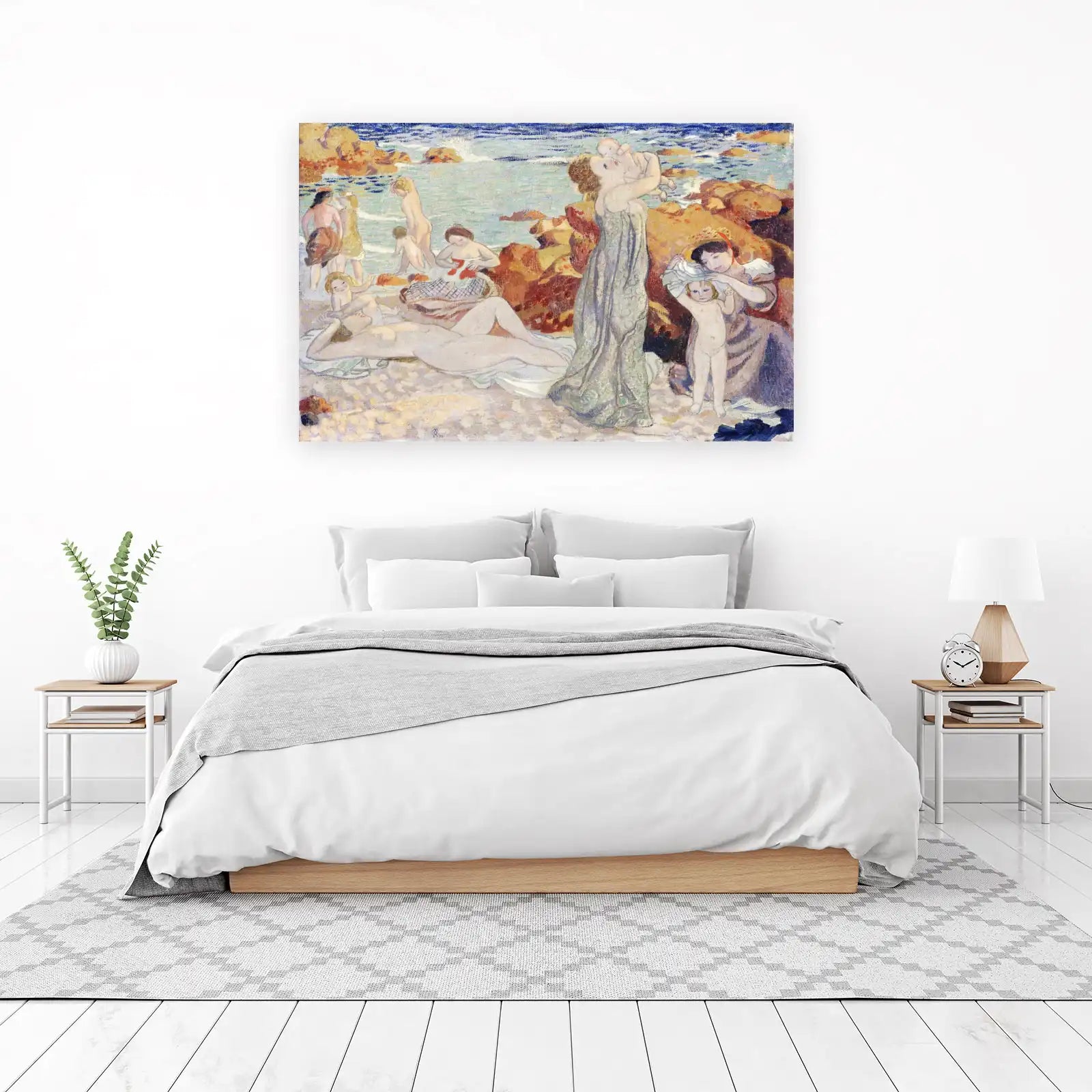 Seaside Serenity Figures Wall Art