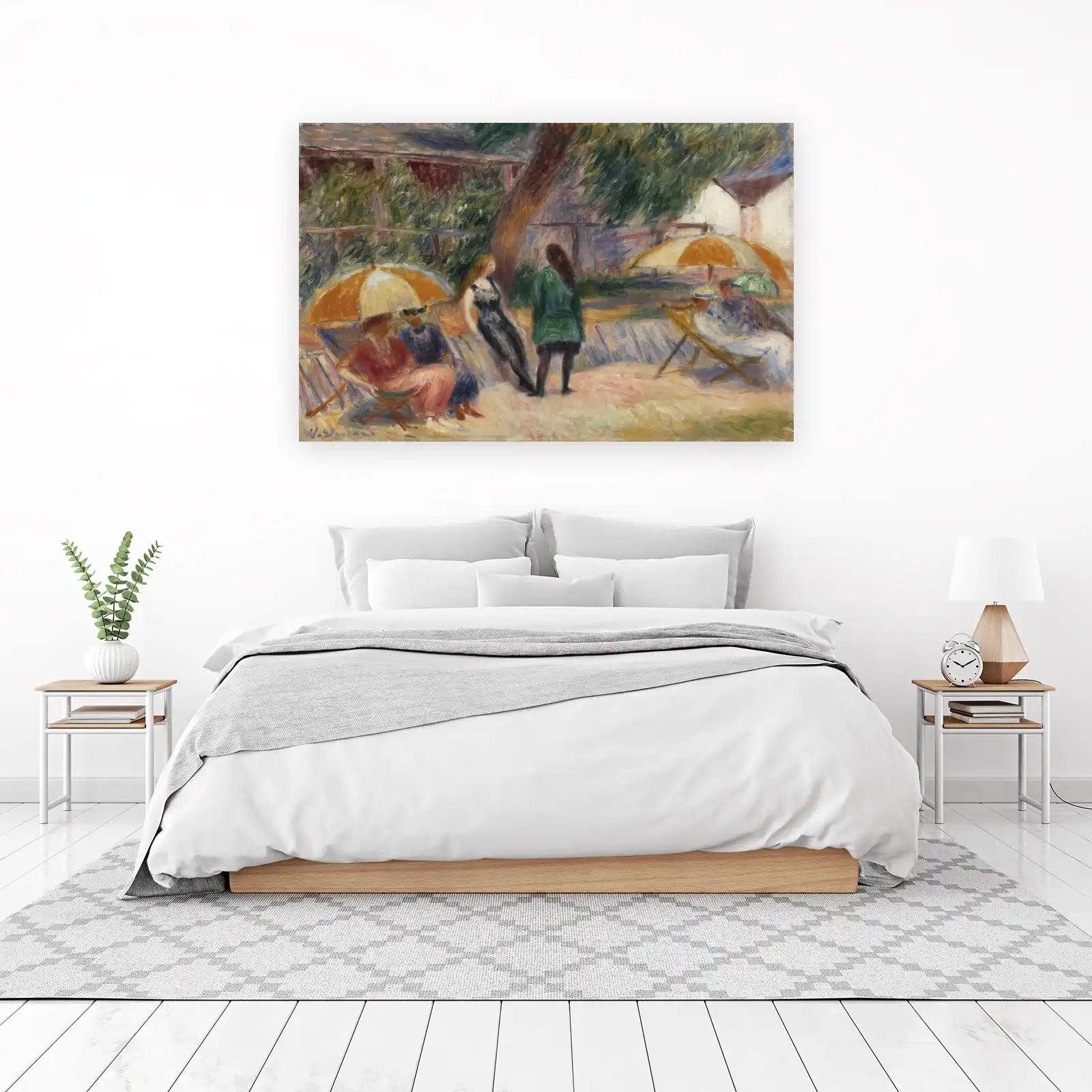 Impressionist Garden Party Wall Art - Summer Ambiance