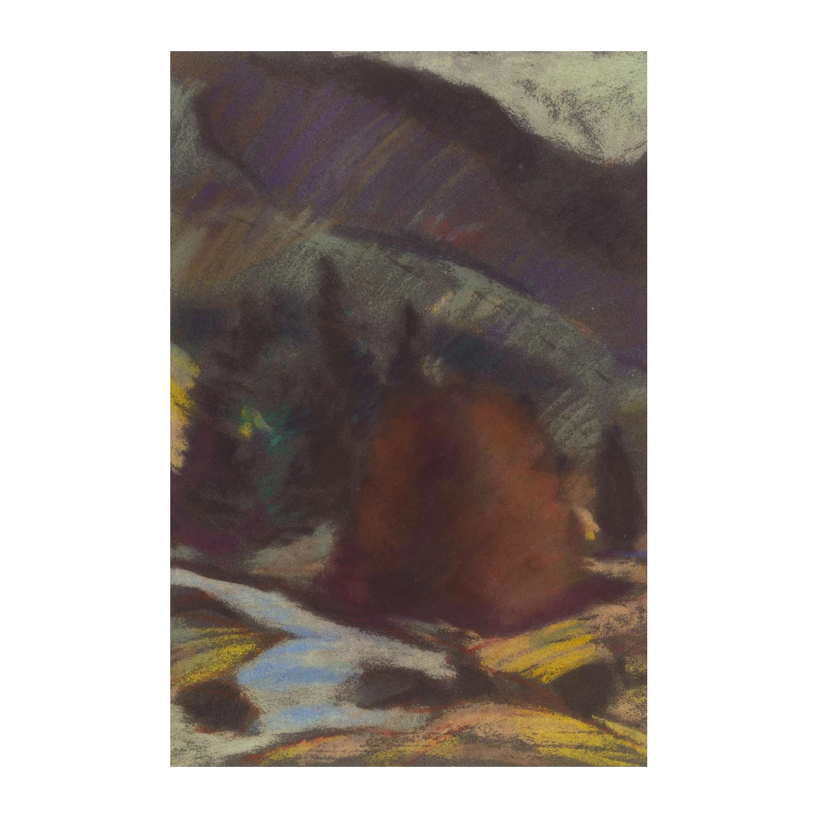 Abstract Landscape Pastel Wall Art