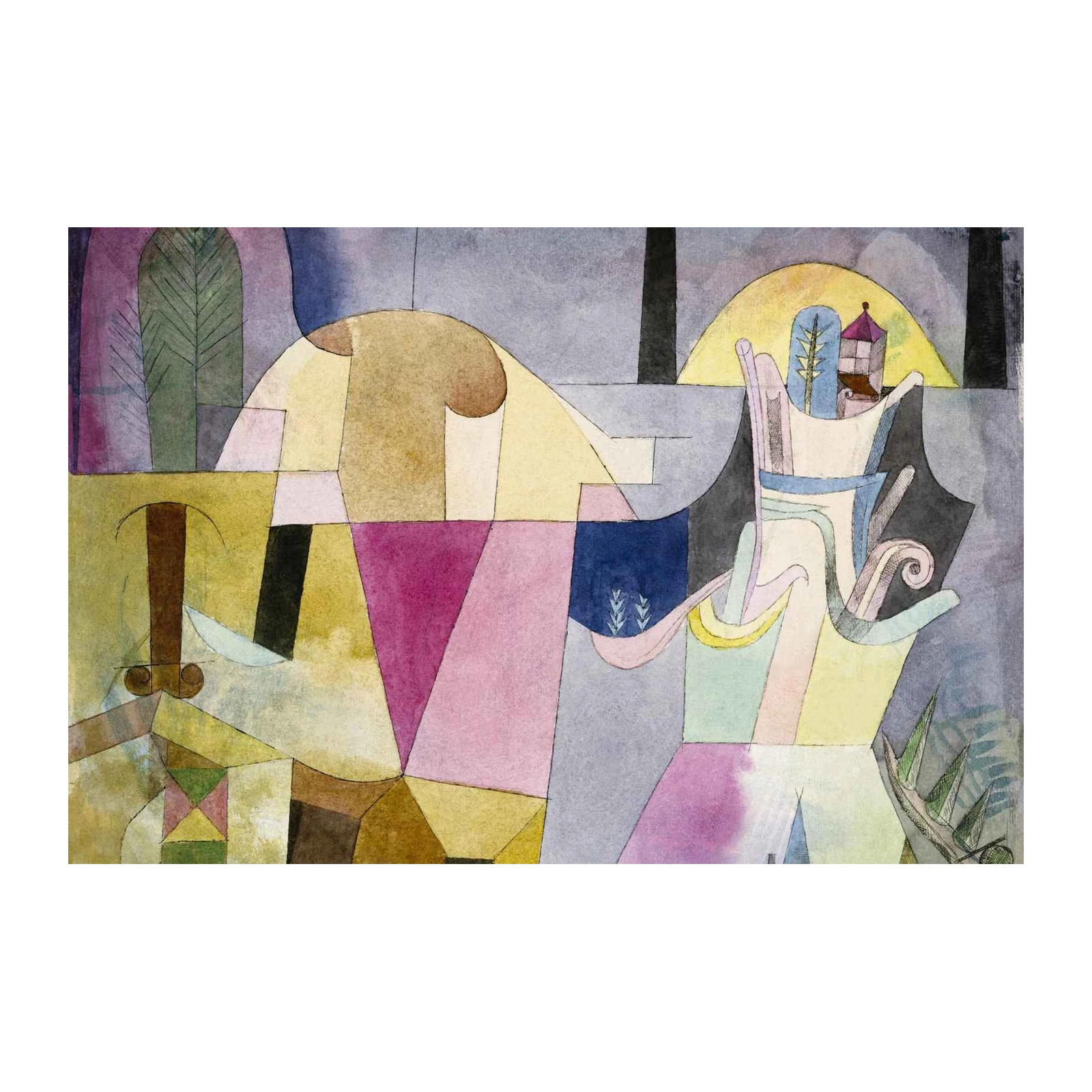 Abstract Dreamscape Geometric Wall Art