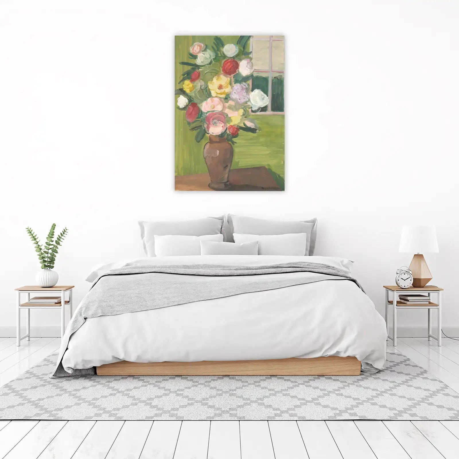 Vibrant Floral Still Life Wall Art