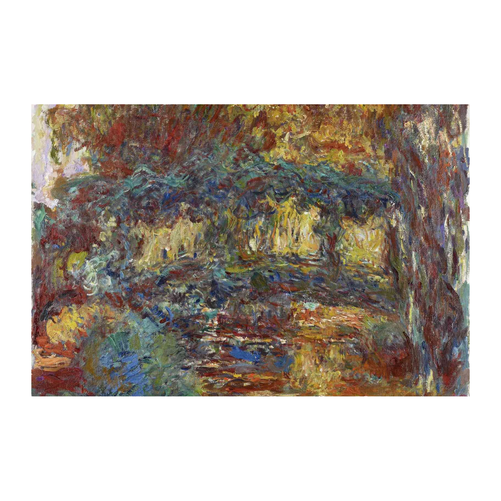Monet's Japanese Bridge Wall Art