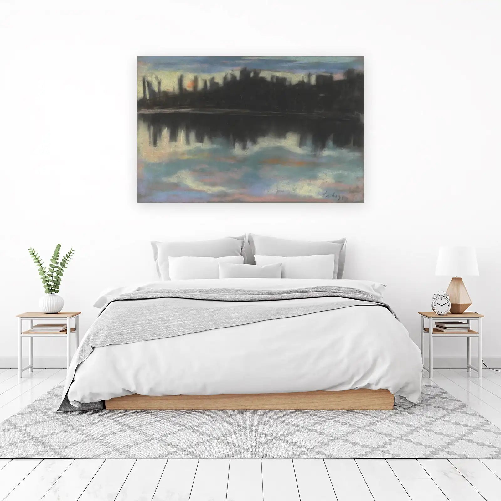 Mystic Cityscape Reflection Wall Art