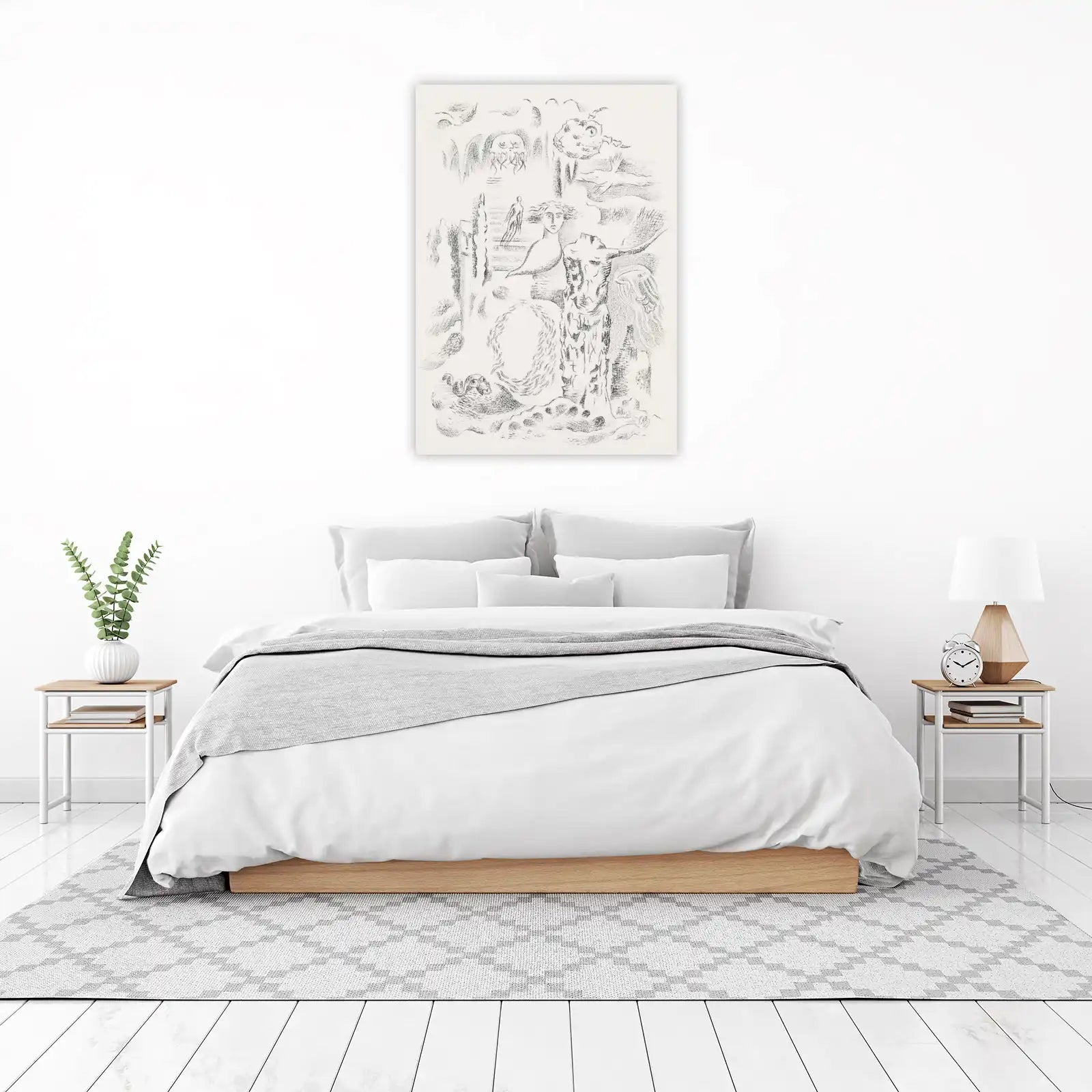 Surreal Dreamscape Pencil Art Wall Art