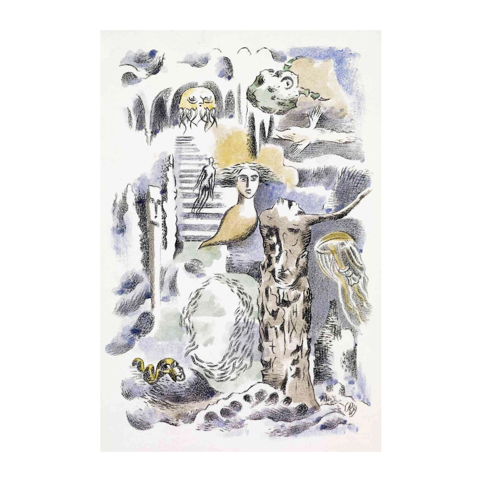 Surrealist Dreamscape Wall Art