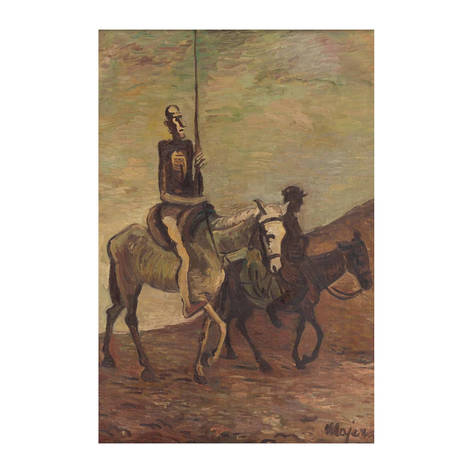 Don Quixote and Sancho Panza Wall Art