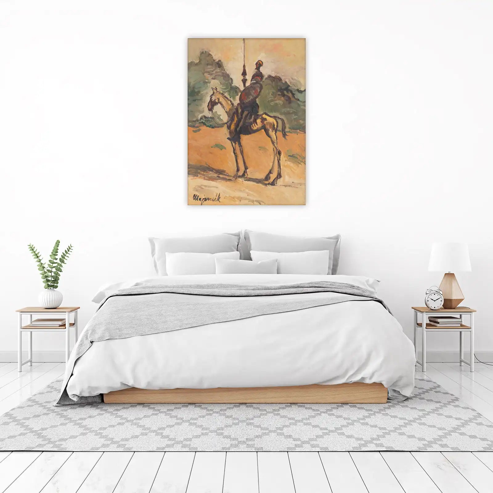 Epic Knight on Horseback Wall Art | Classic Art