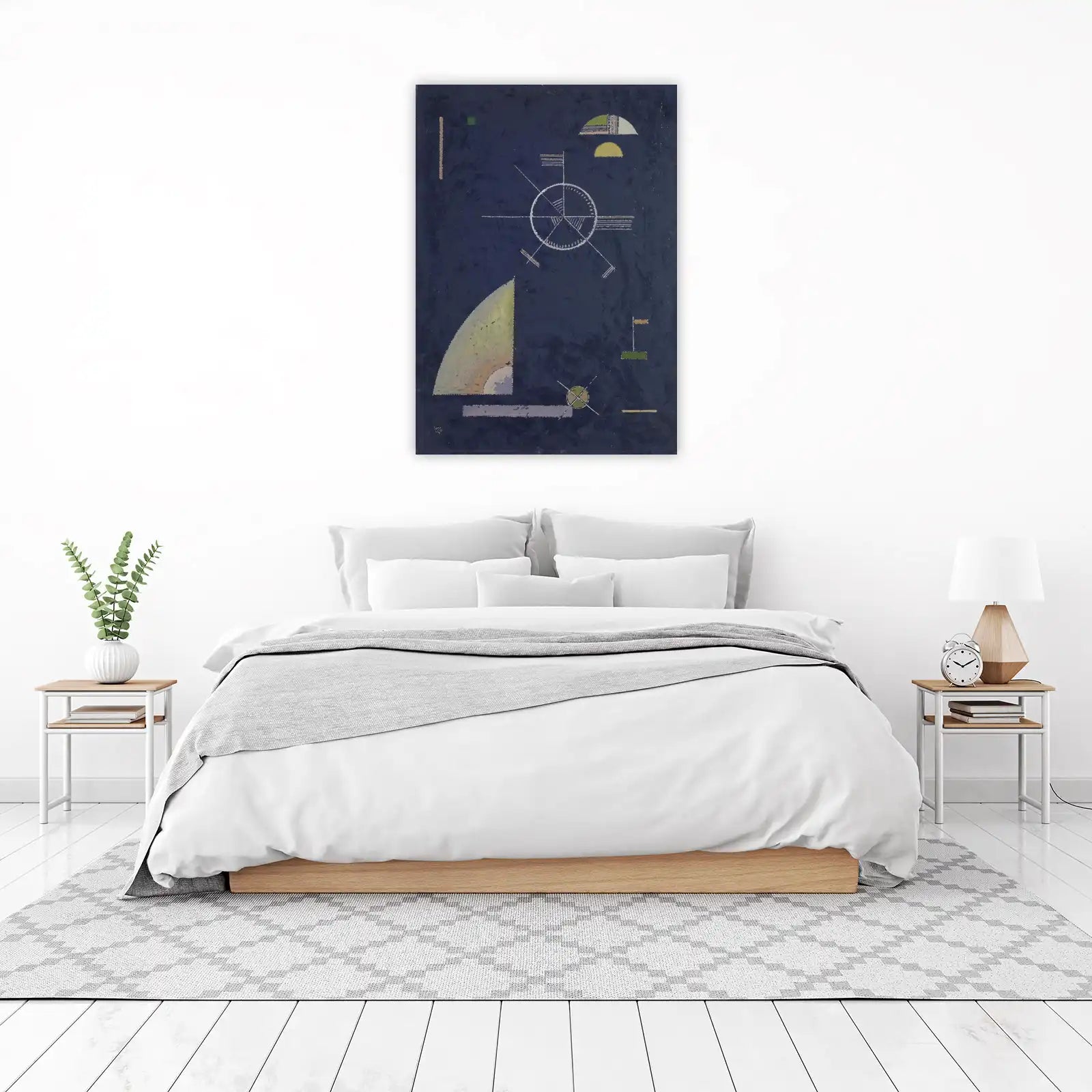Abstract Geometric Circles & Shapes Wall Art