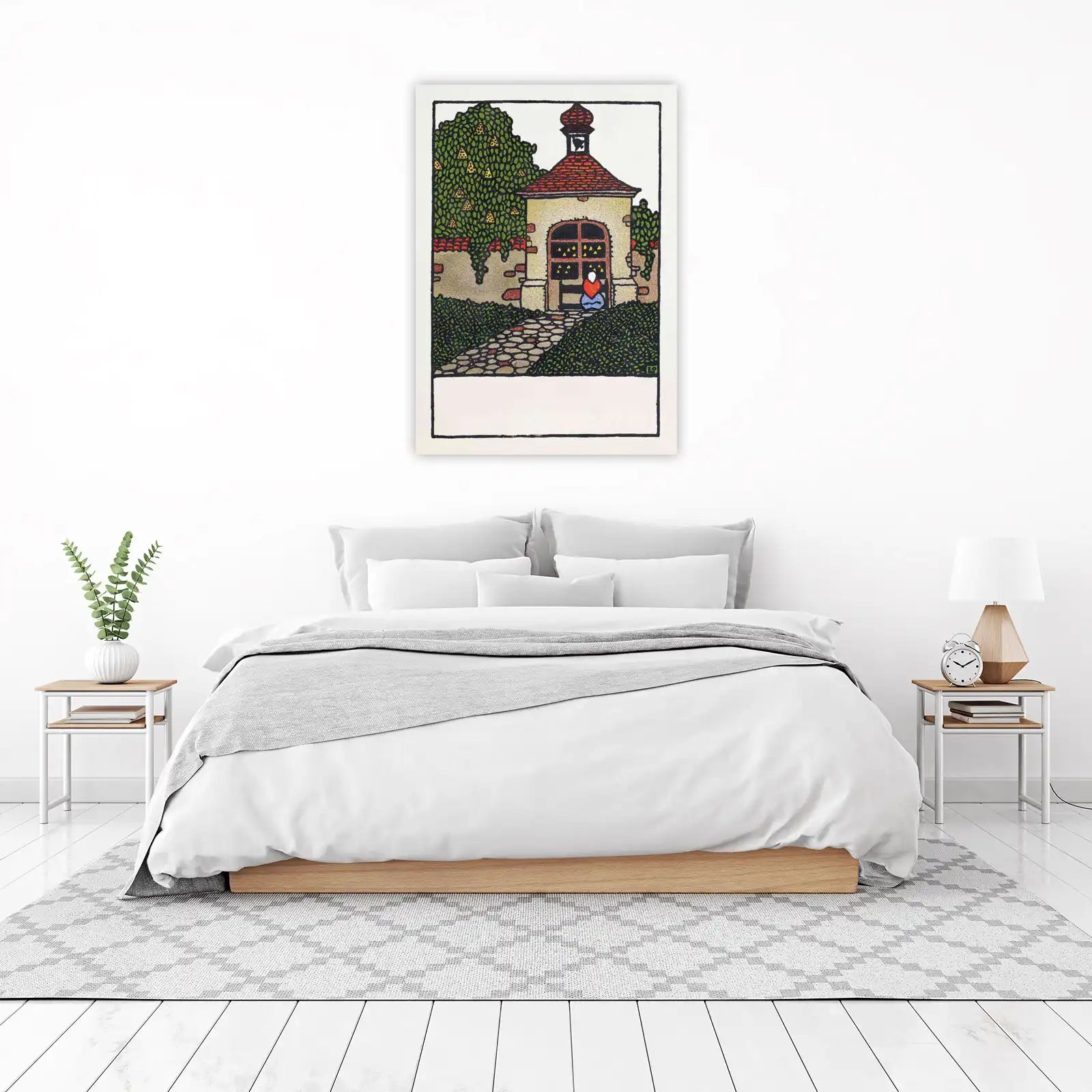 Enchanting Garden Scene Wall Art