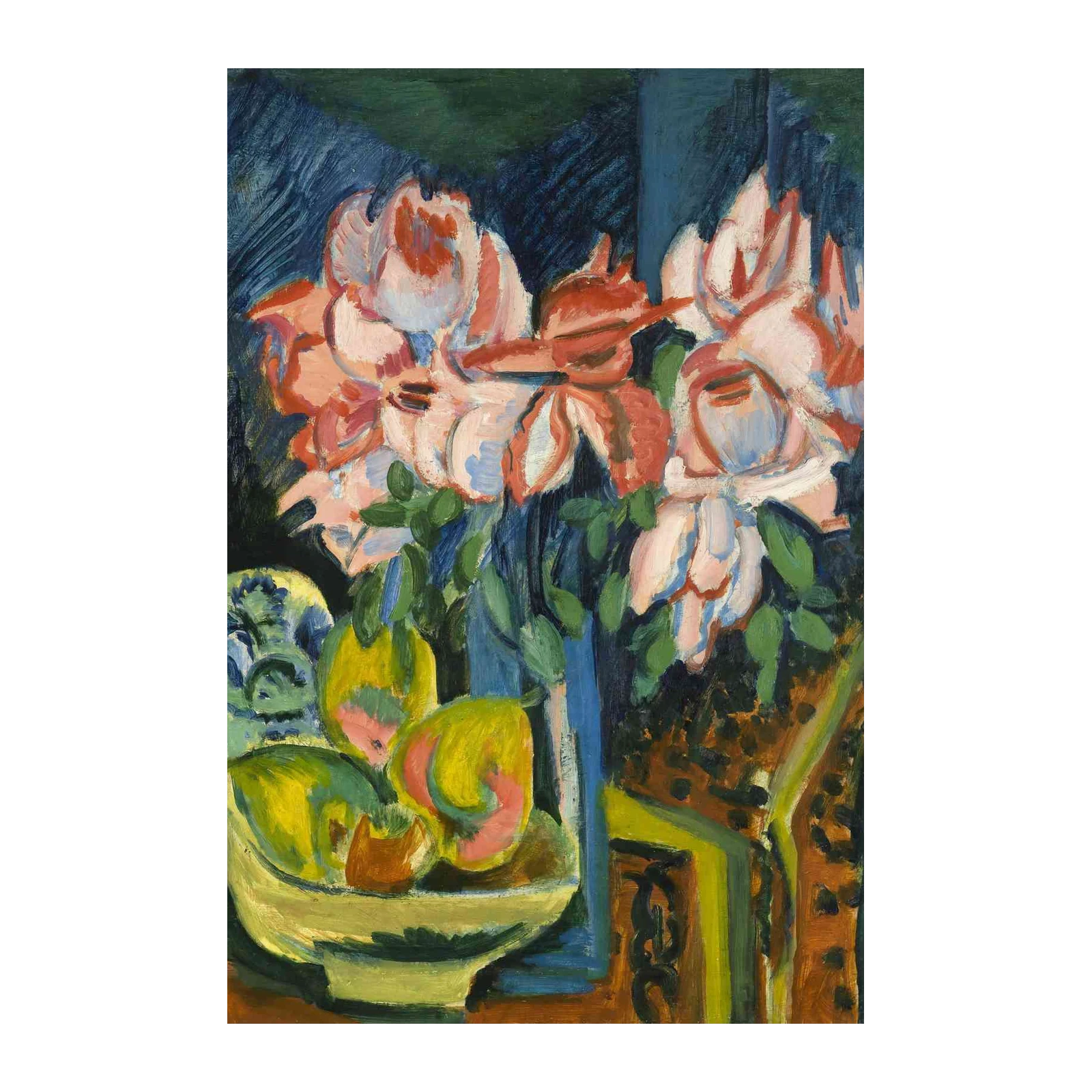 Vibrant Floral Still Life Wall Art