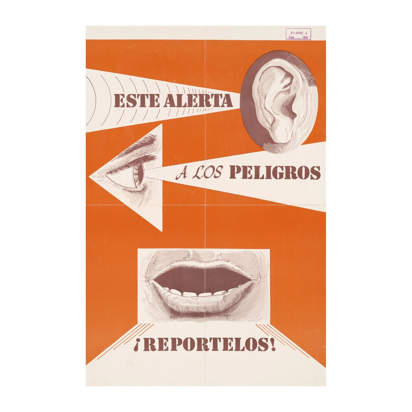 Vintage Alert Eye & Ear Wall Art