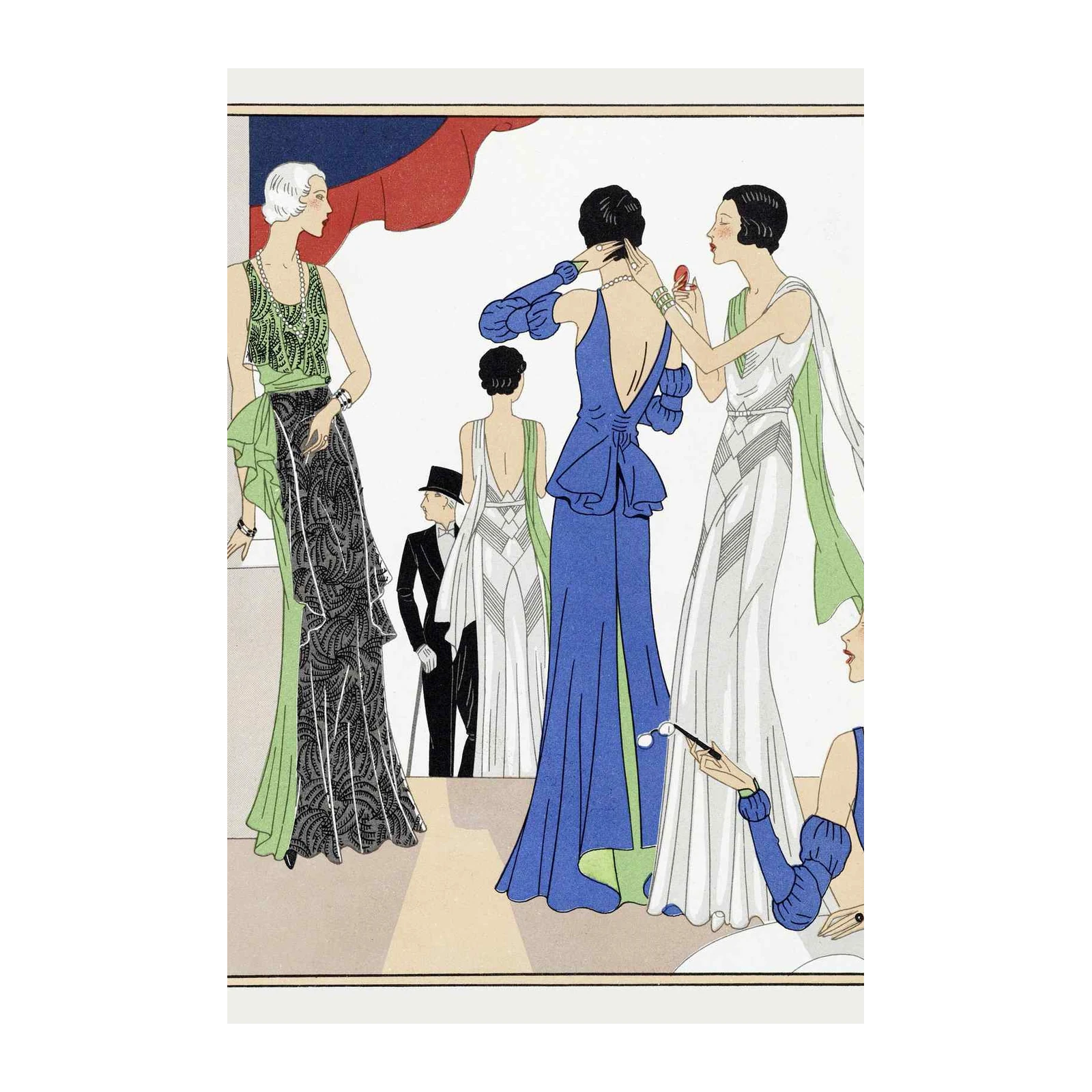 Art Deco Elegance Fashion Wall Art