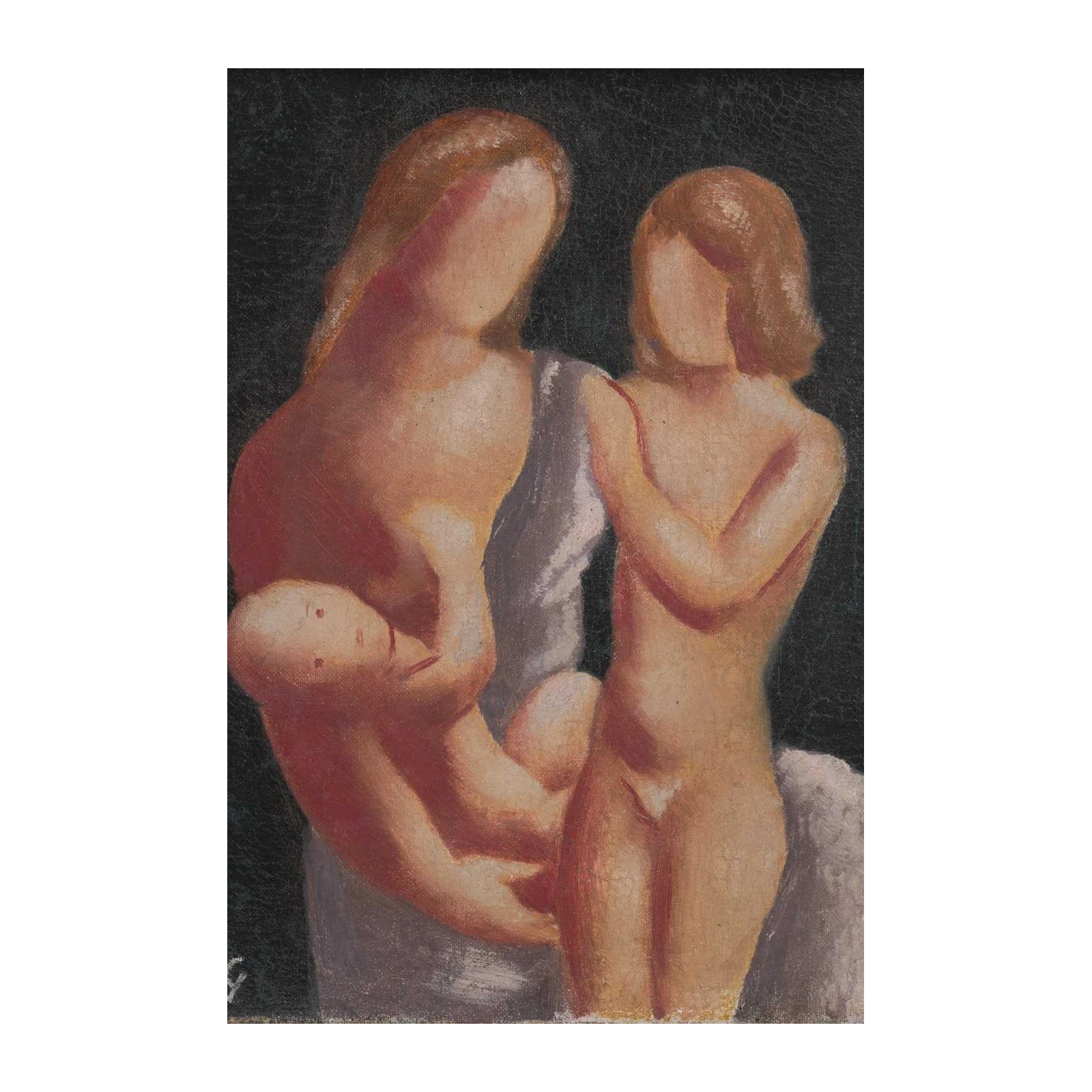 Nurturing Embrace: Mother and Child Wall Art