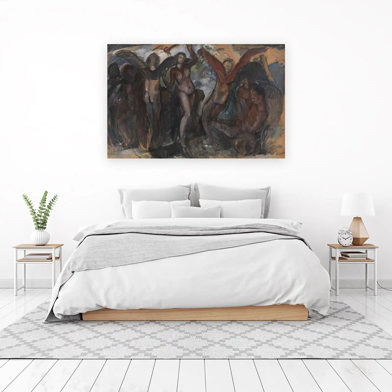 Expressive Figures Wall Art - Bold Expressionist Art