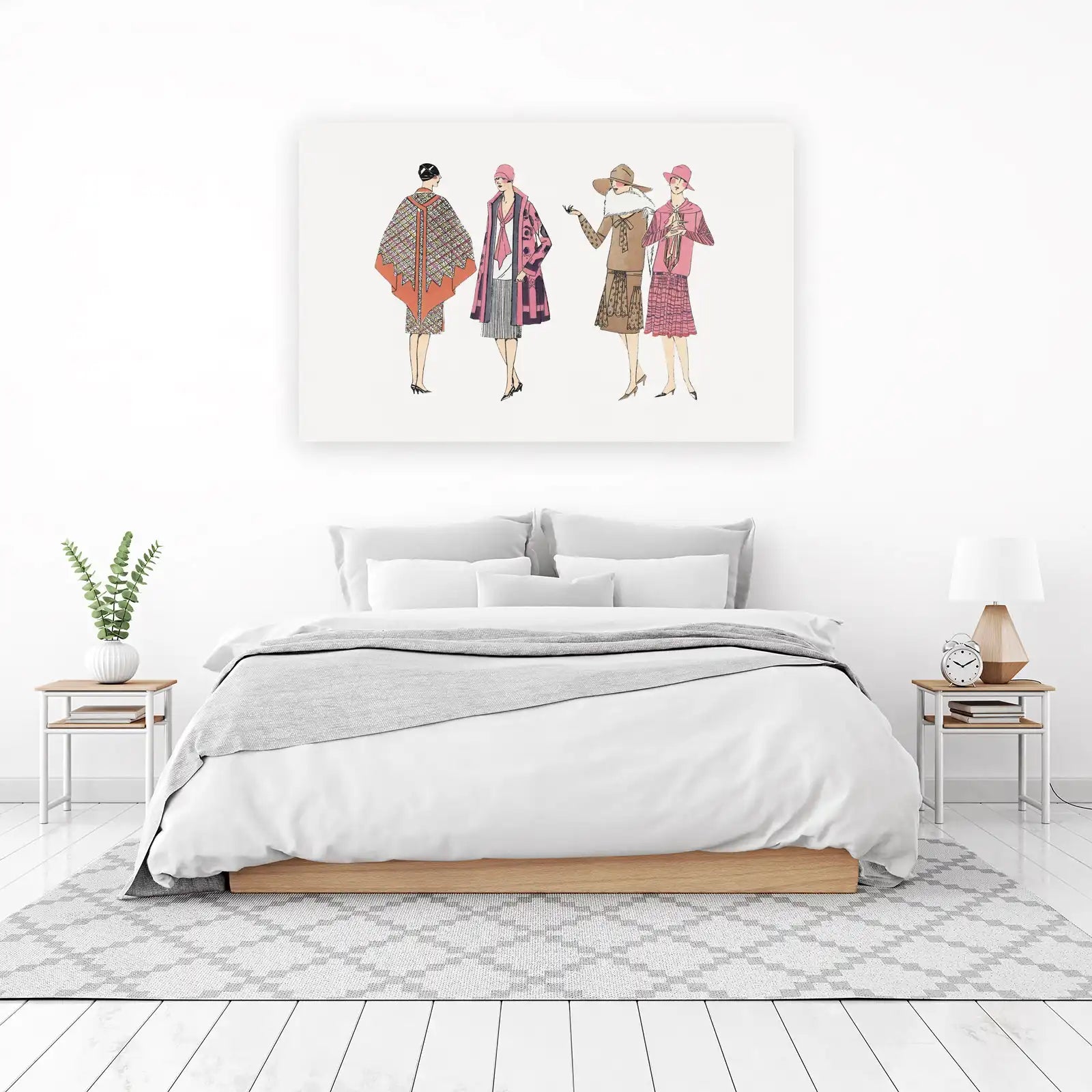 1920s Fashionistas Retro Style Wall Art
