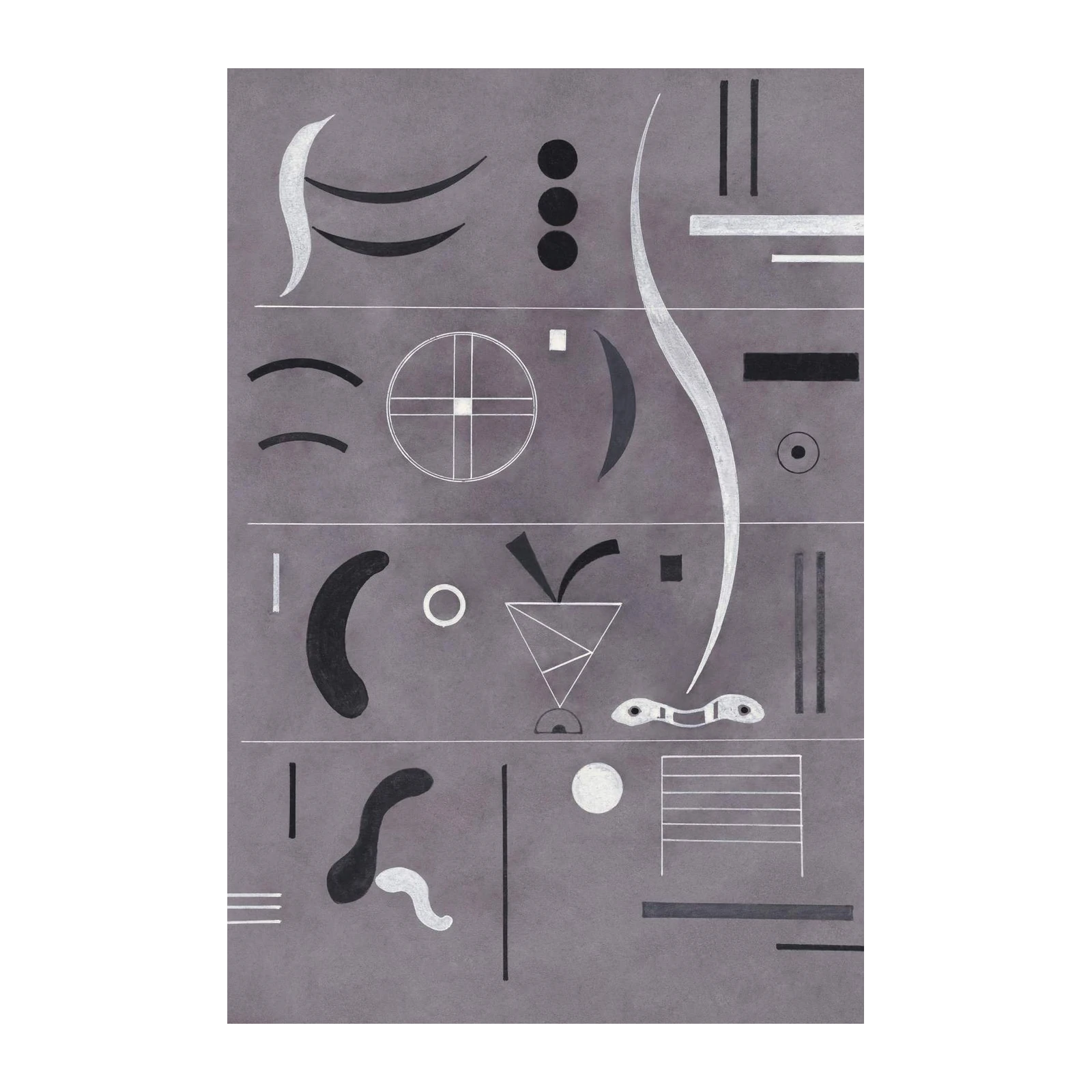 Abstract Geometric Composition Wall Art