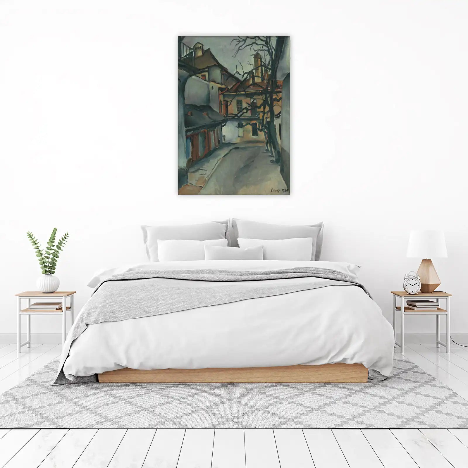 Evocative European Alleyway Art Wall Art