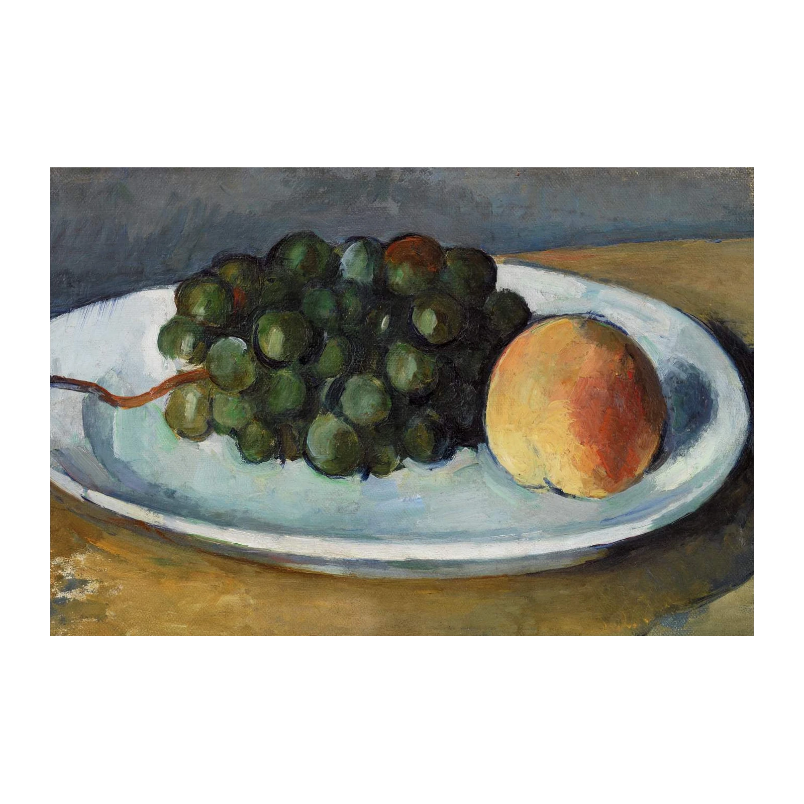 Grapes and Peach Still Life Wall Art