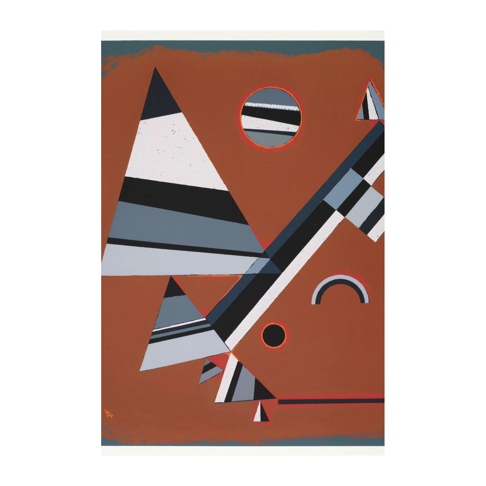 Geometric Abstract Art Wall Art