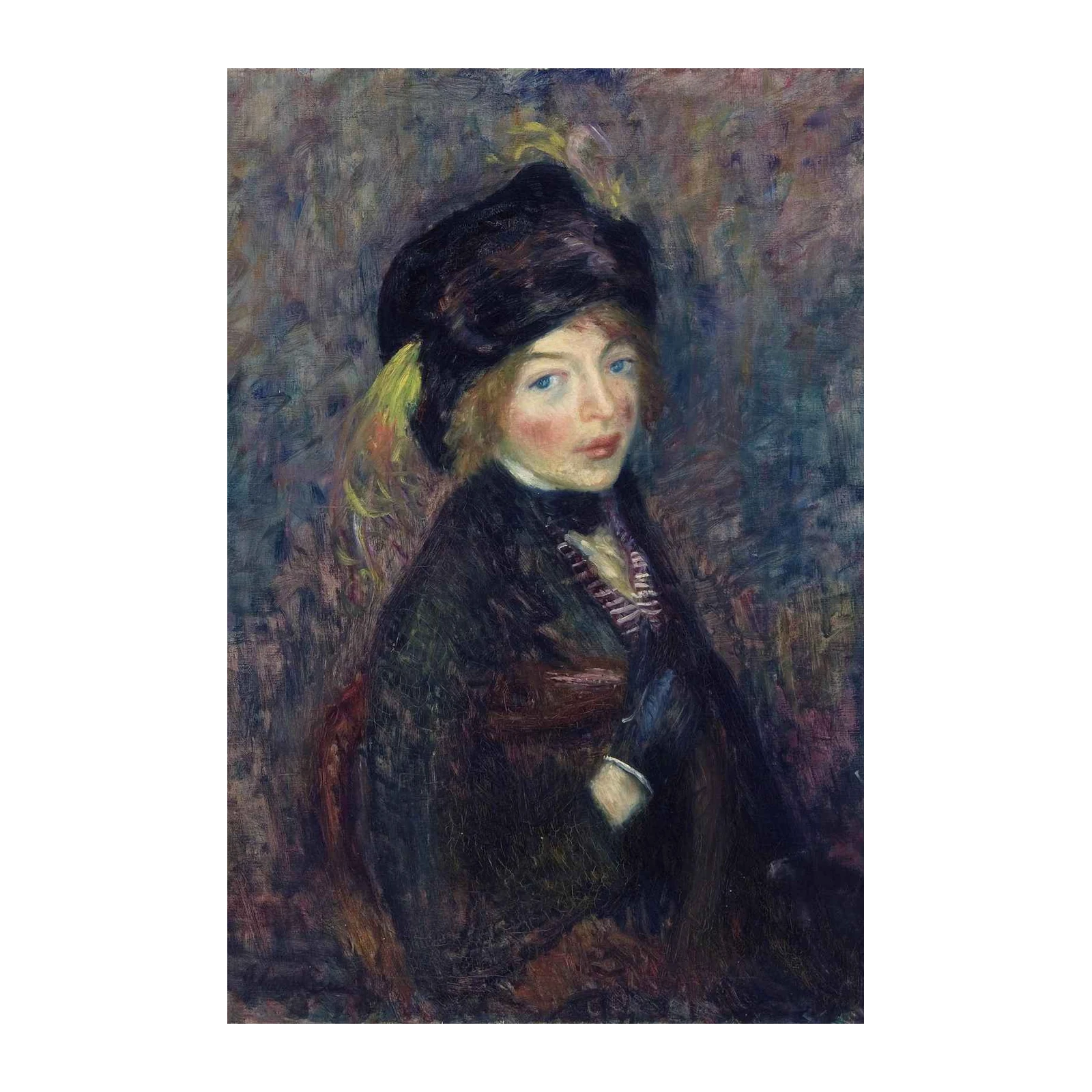 Impressionist Portrait of a Woman Wall Art