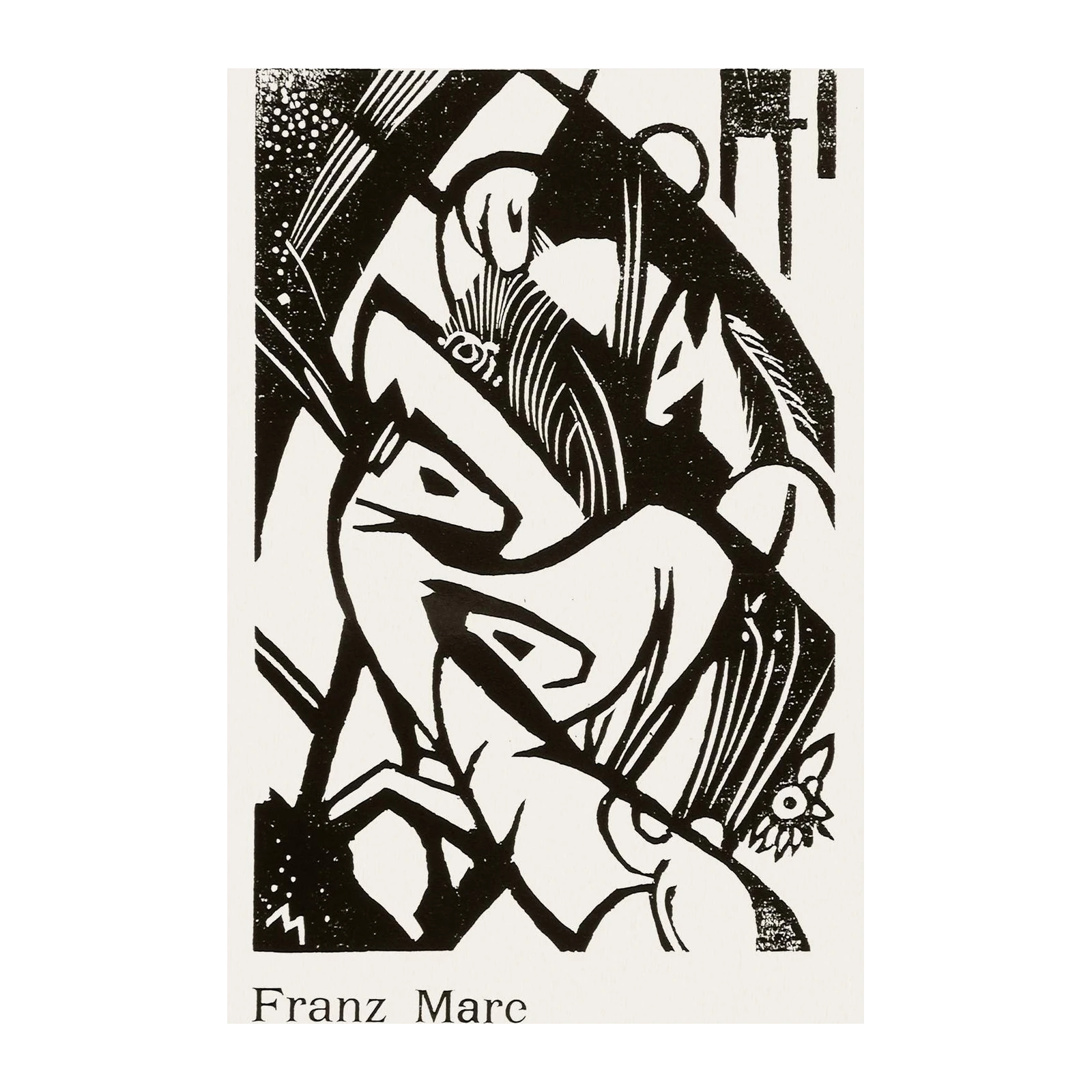 Franz Marc Horse Modern Art Wall Art