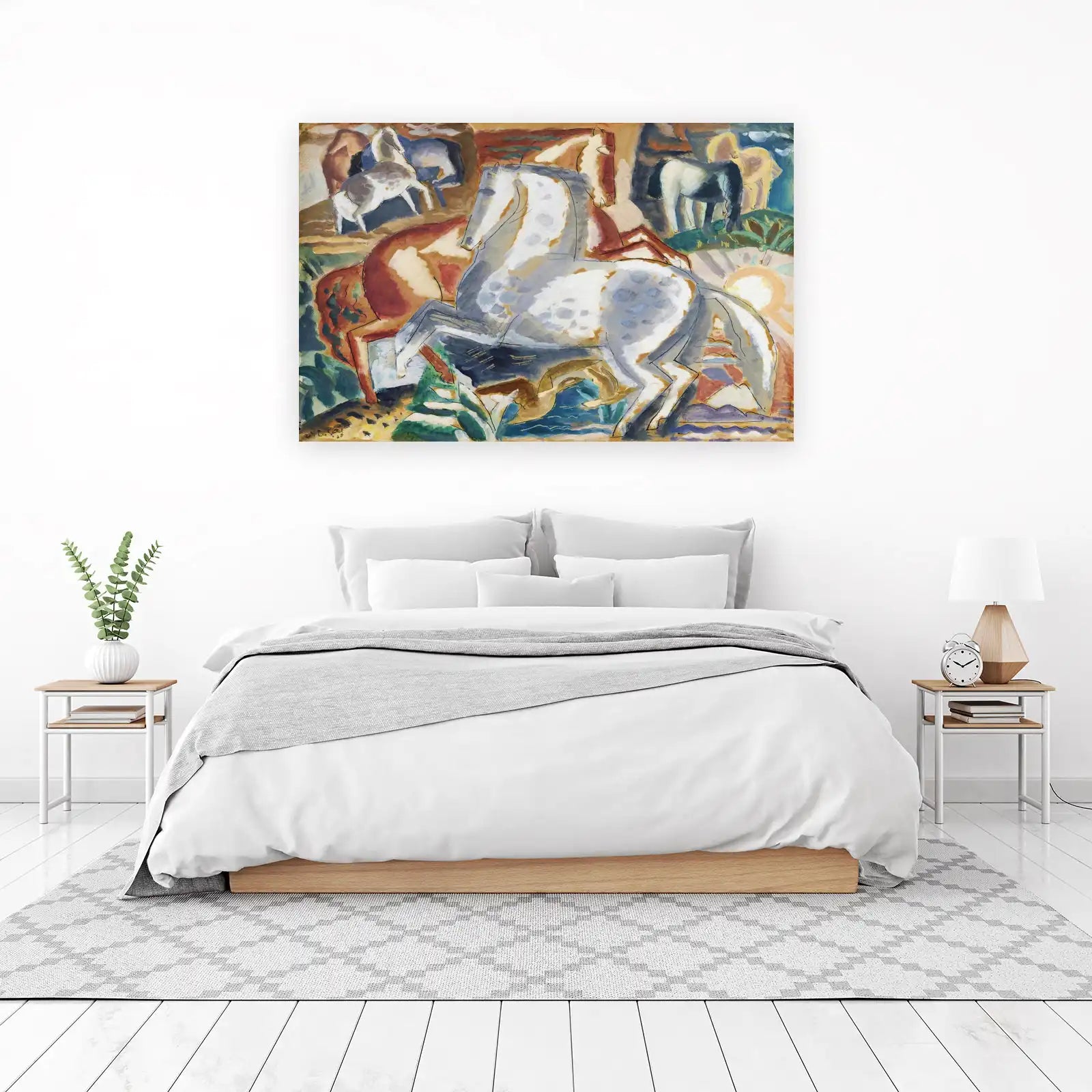 Majestic Horses Expressive Movement Wall Art