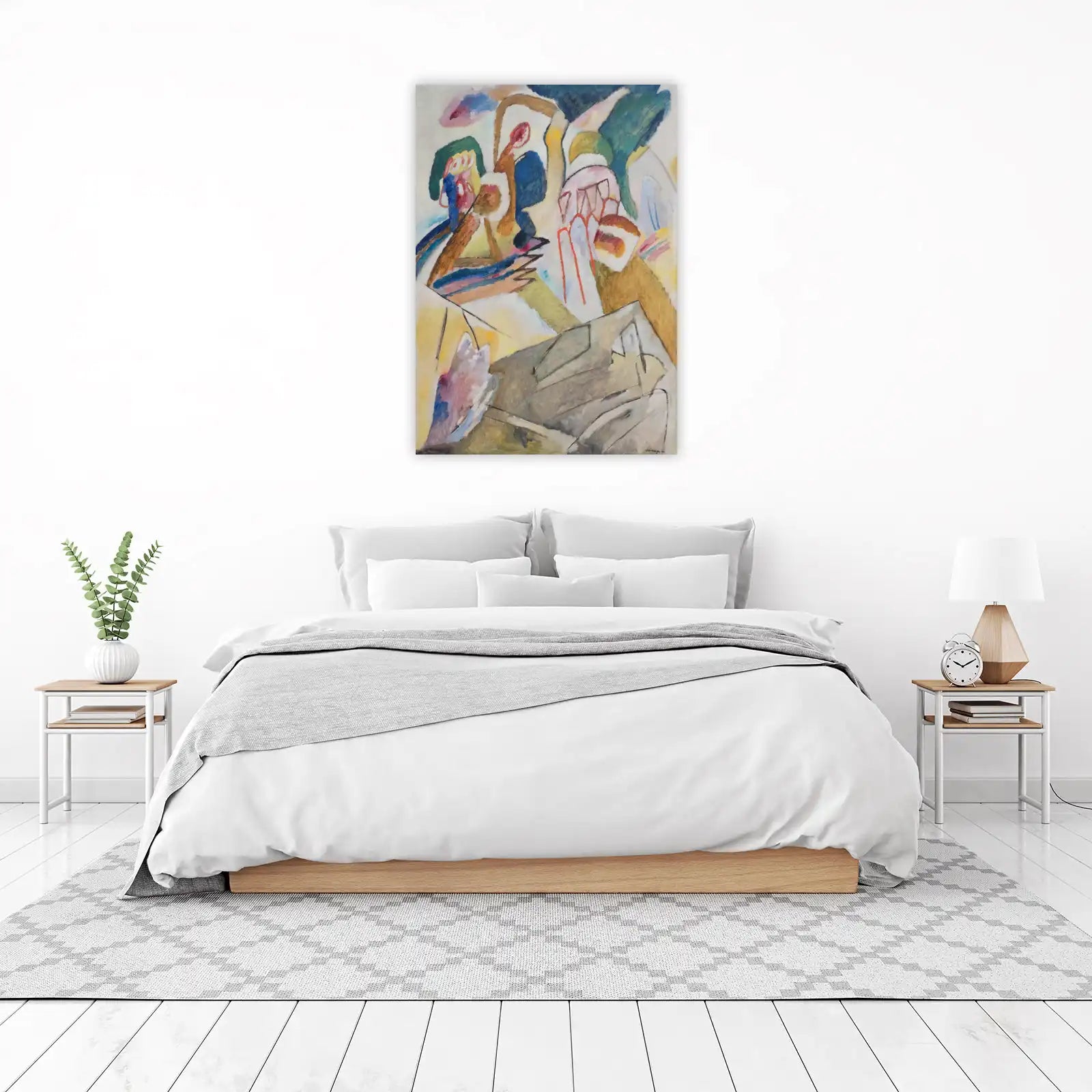 Vibrant Abstract Expressionism Wall Art