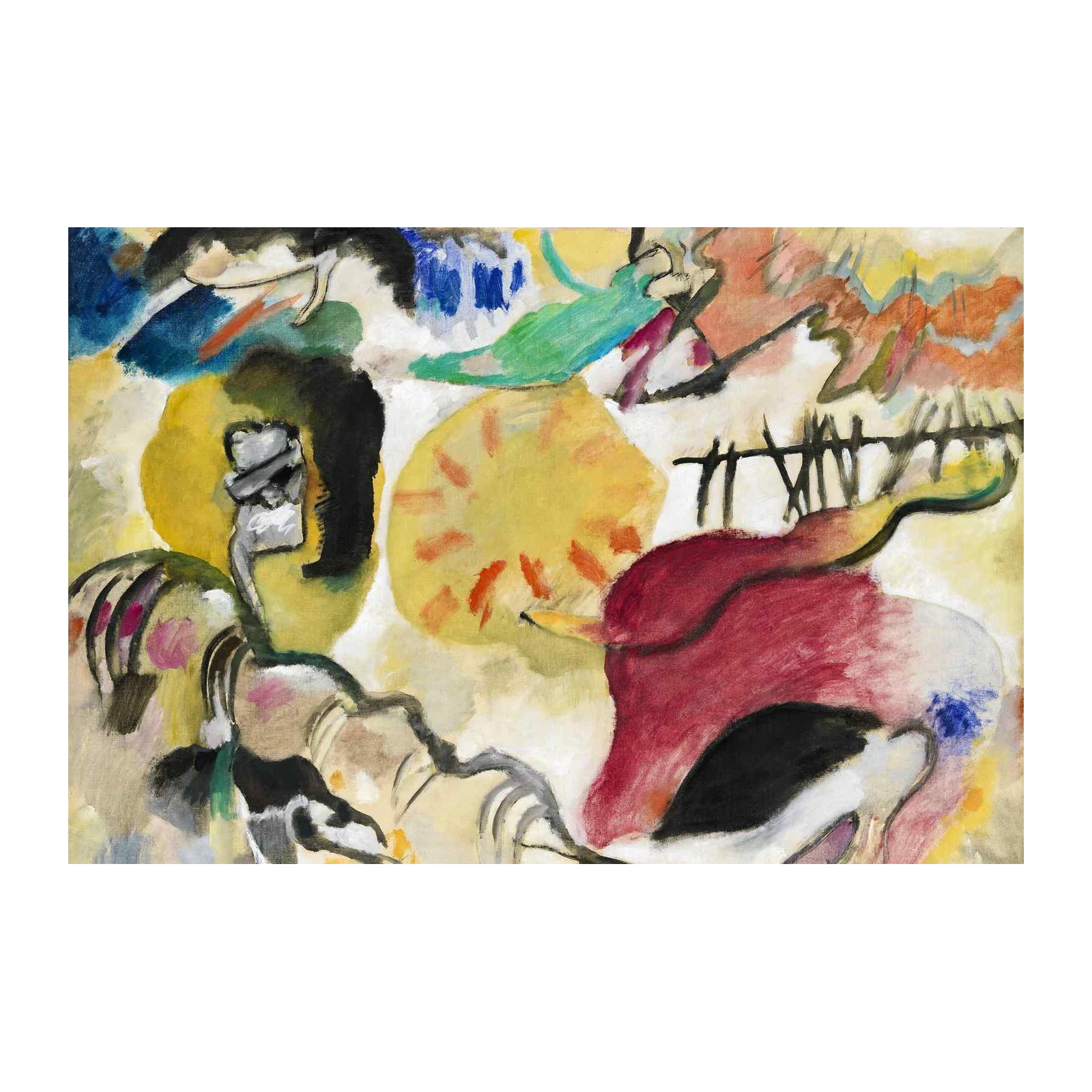 Abstract Expressionism Colorburst Wall Art