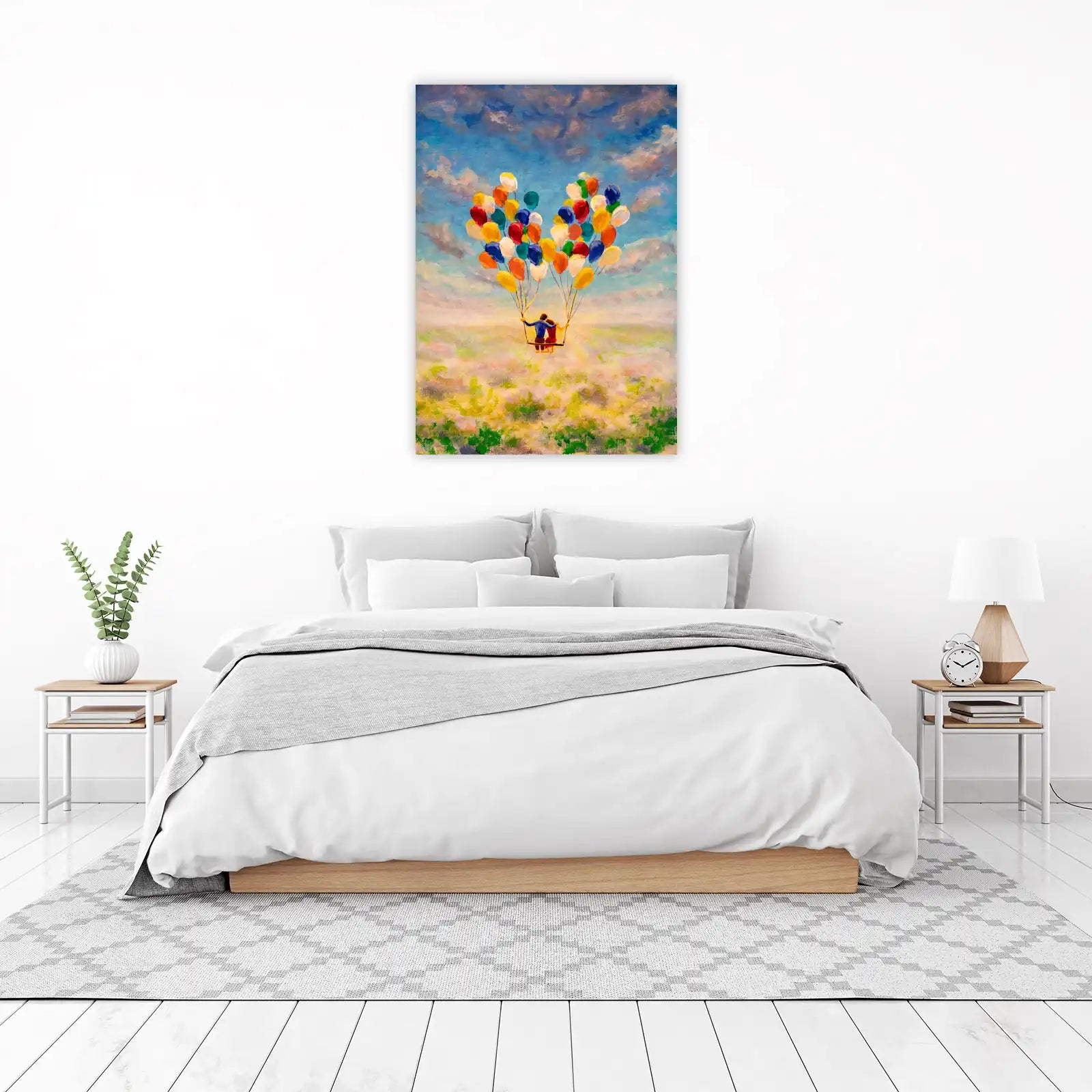 Romantic Balloon Ride Wall Art