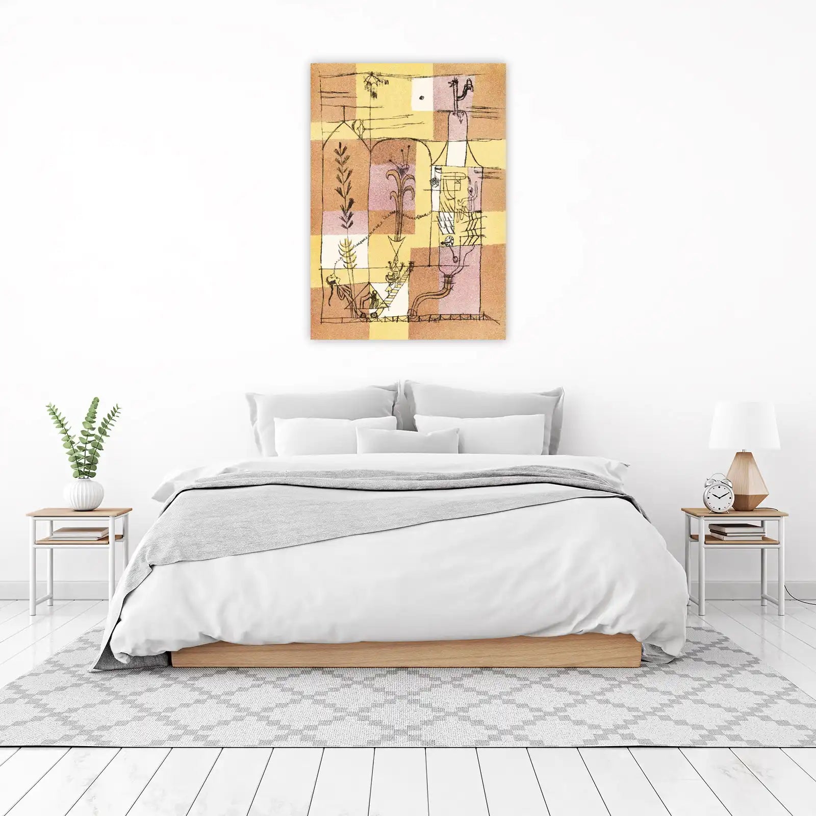 Whimsical Geometric Figures Wall Art