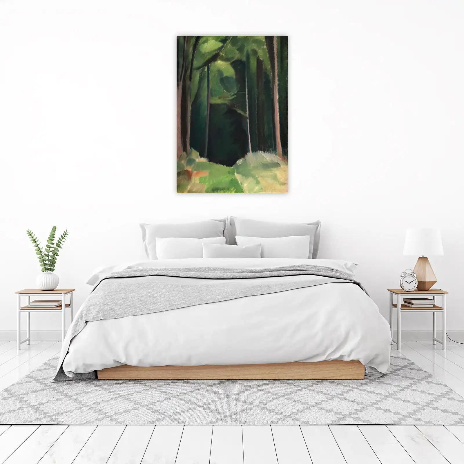 Enchanting Forest Abstract Art Wall Art