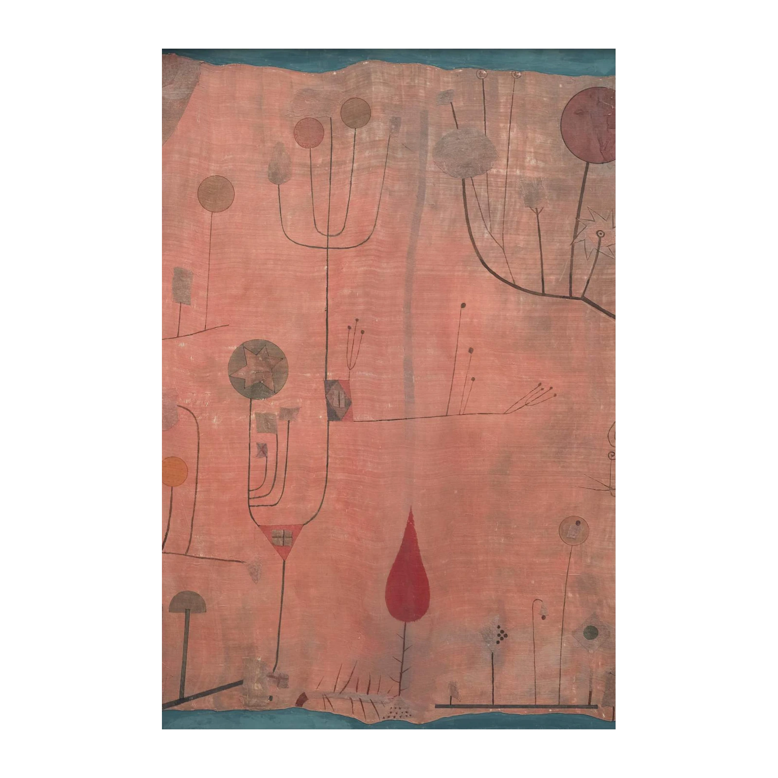 Whimsical Botanical Garden Wall Art