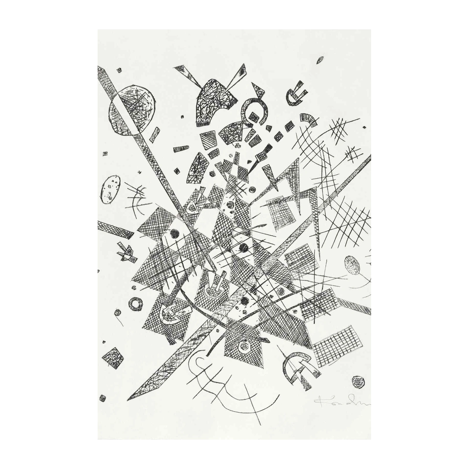 Abstract Geometric Wall Art - Modern Wall Art