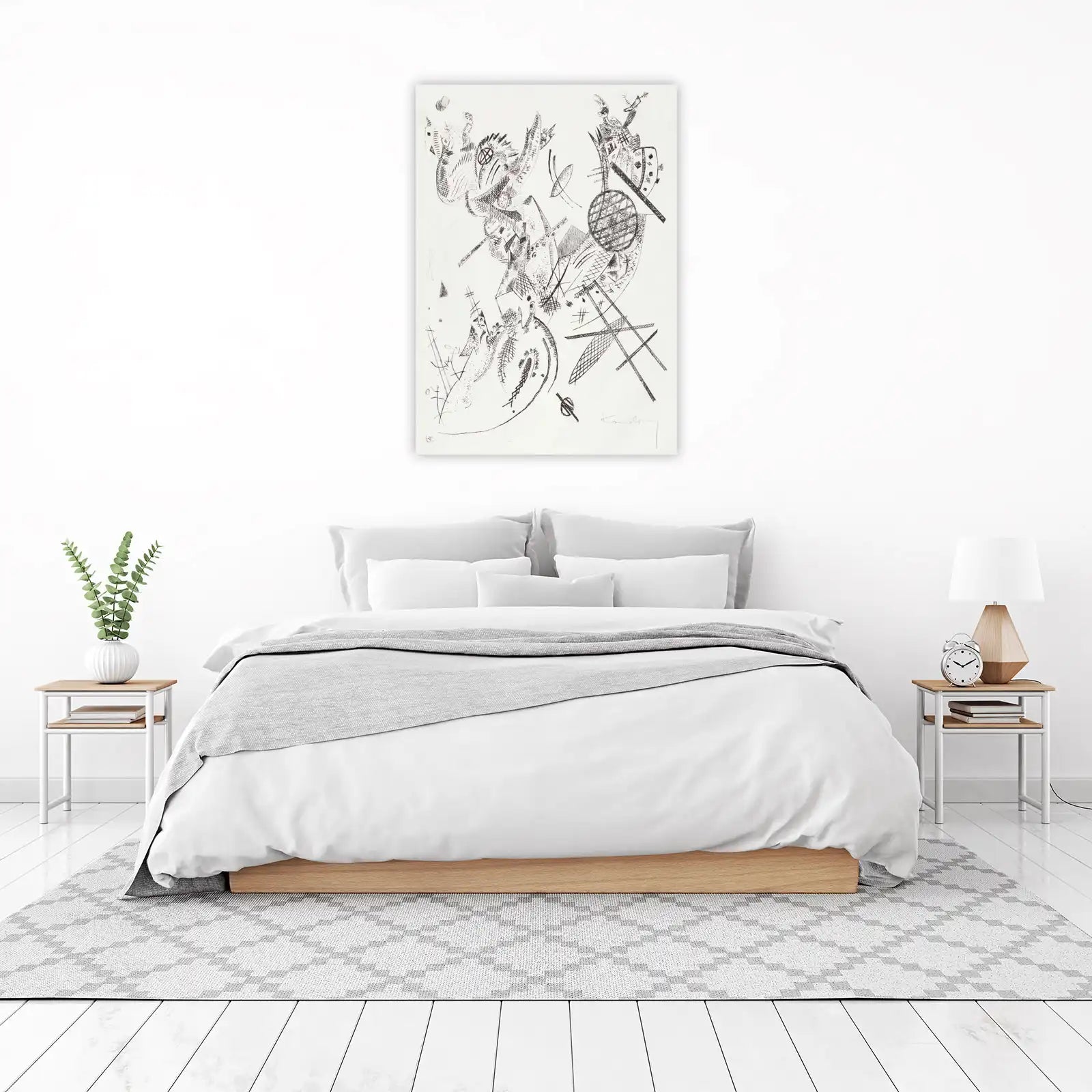 Abstract Line Art Wall Art - Modern Wall Decor