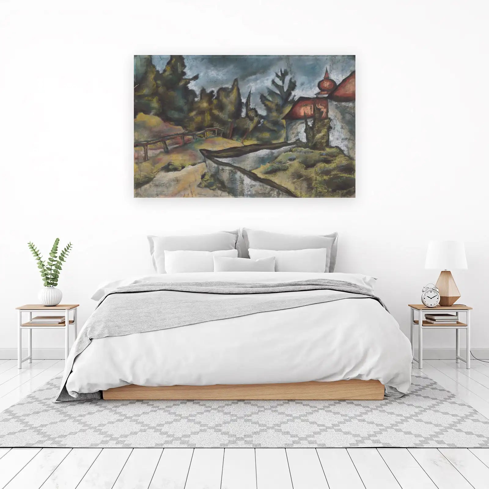 Atmospheric Landscape Art Print Wall Art