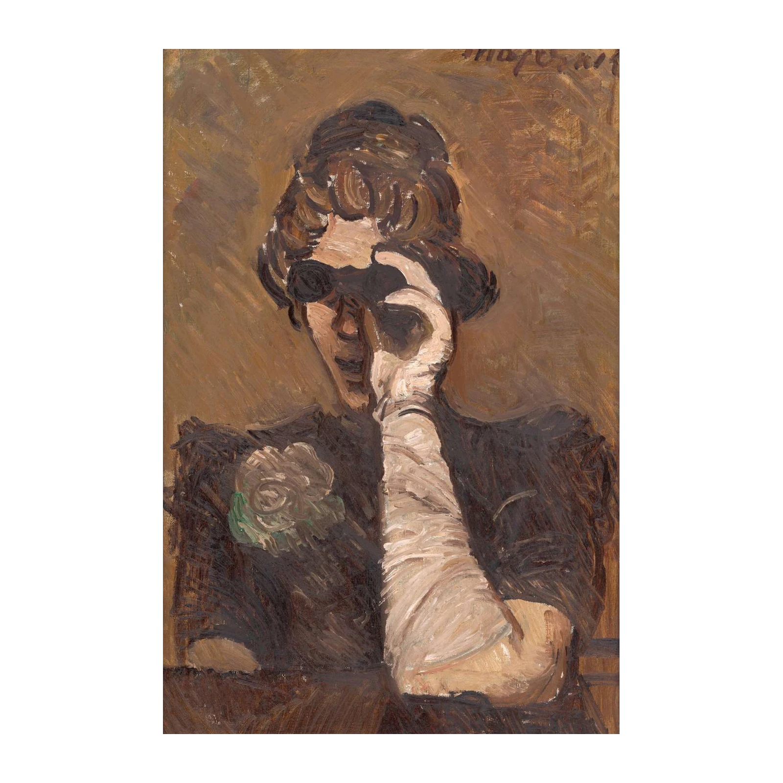 Intriguing Portrait Woman Wall Art