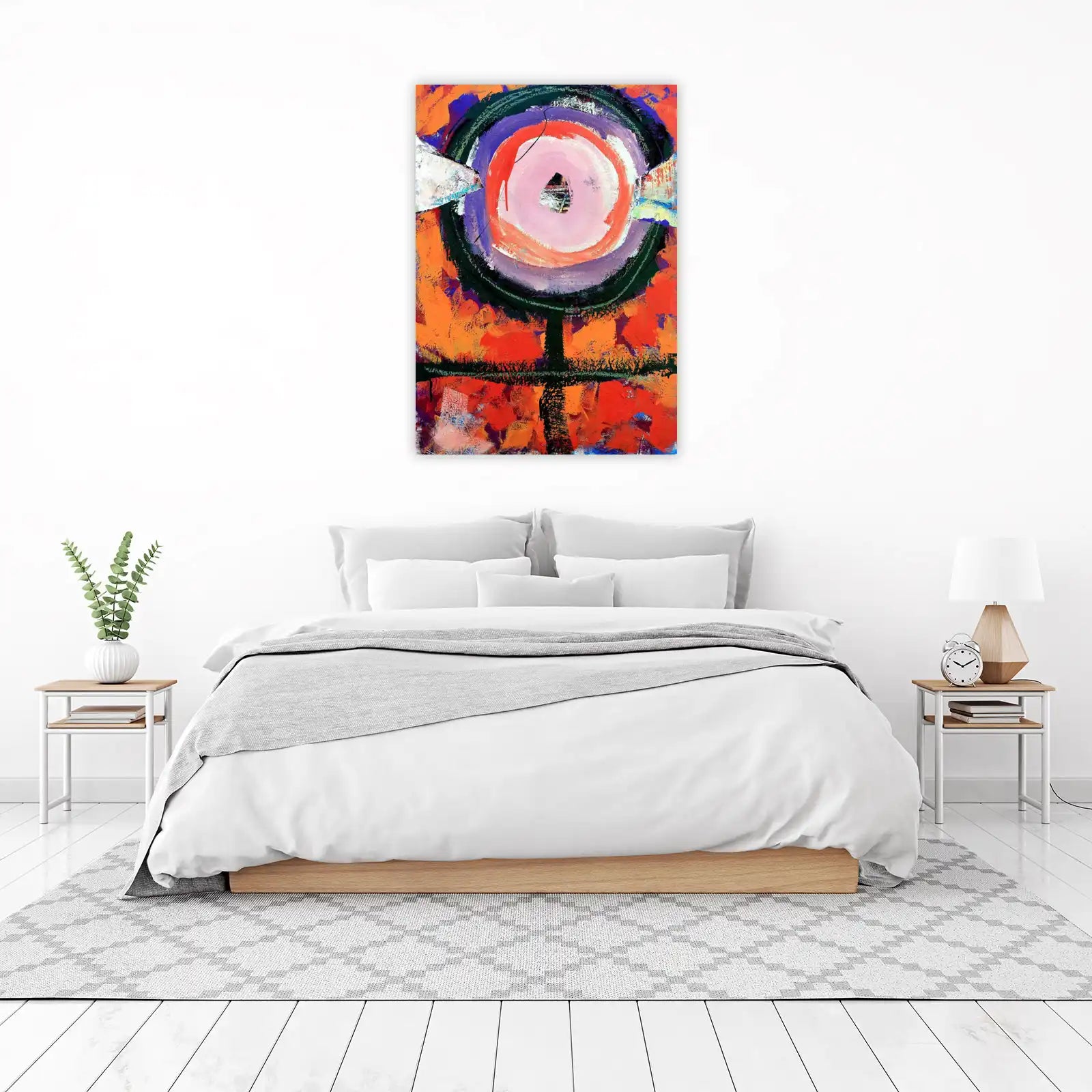 Vibrant Abstract Circle Wall Art